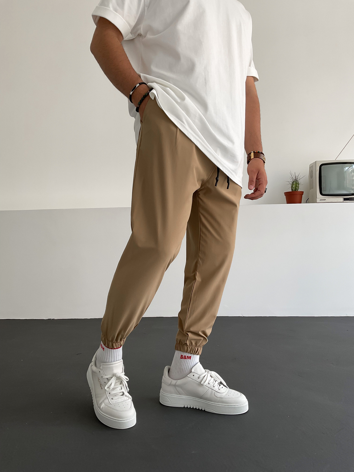 Açık Kahve İnce Jogger D-5964/5623
