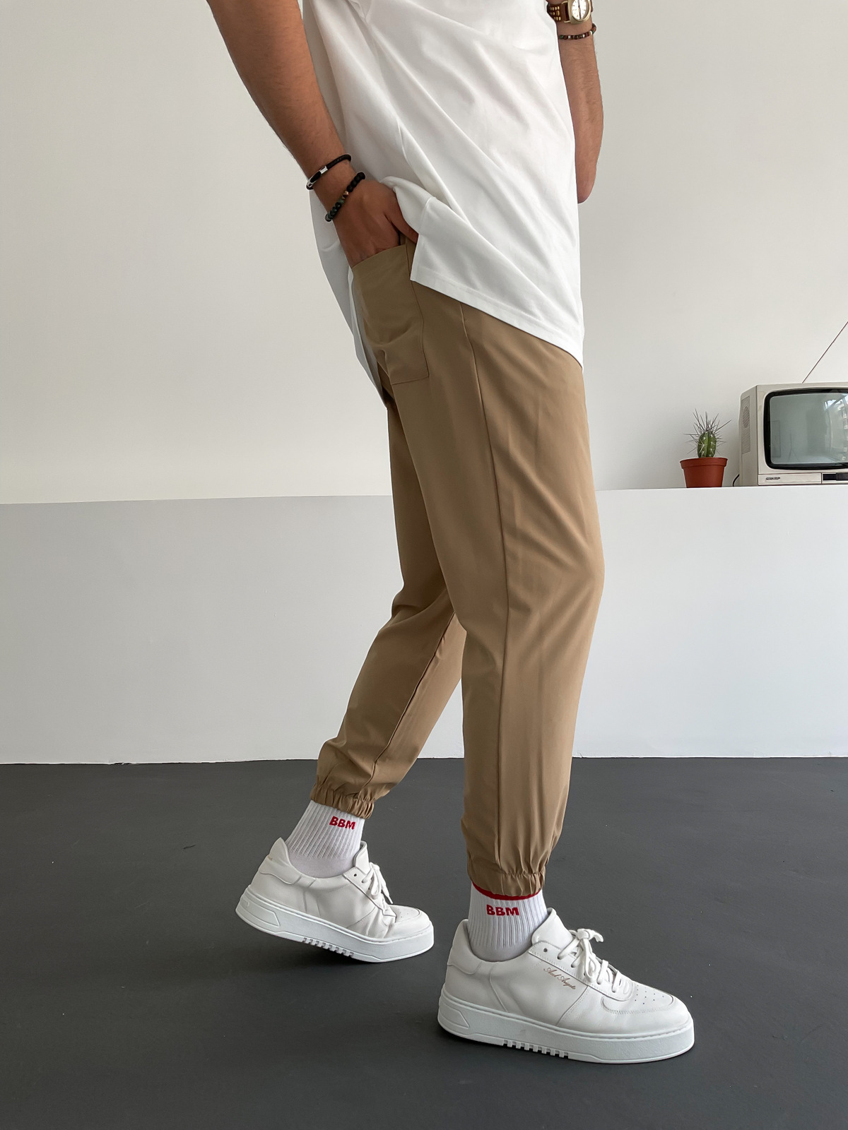 Açık Kahve İnce Jogger D-5964/5623