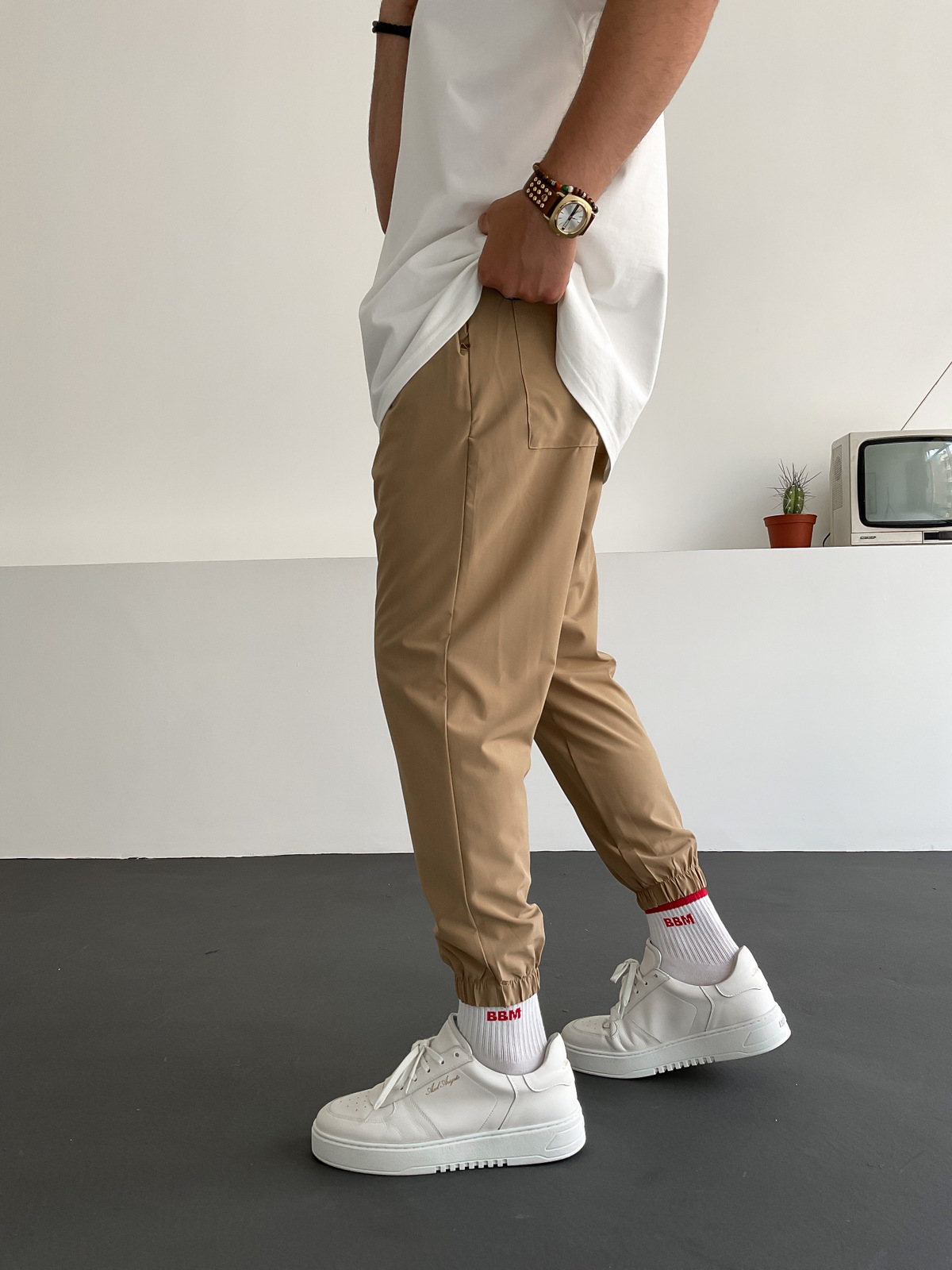 Açık Kahve İnce Jogger D-5964/5623