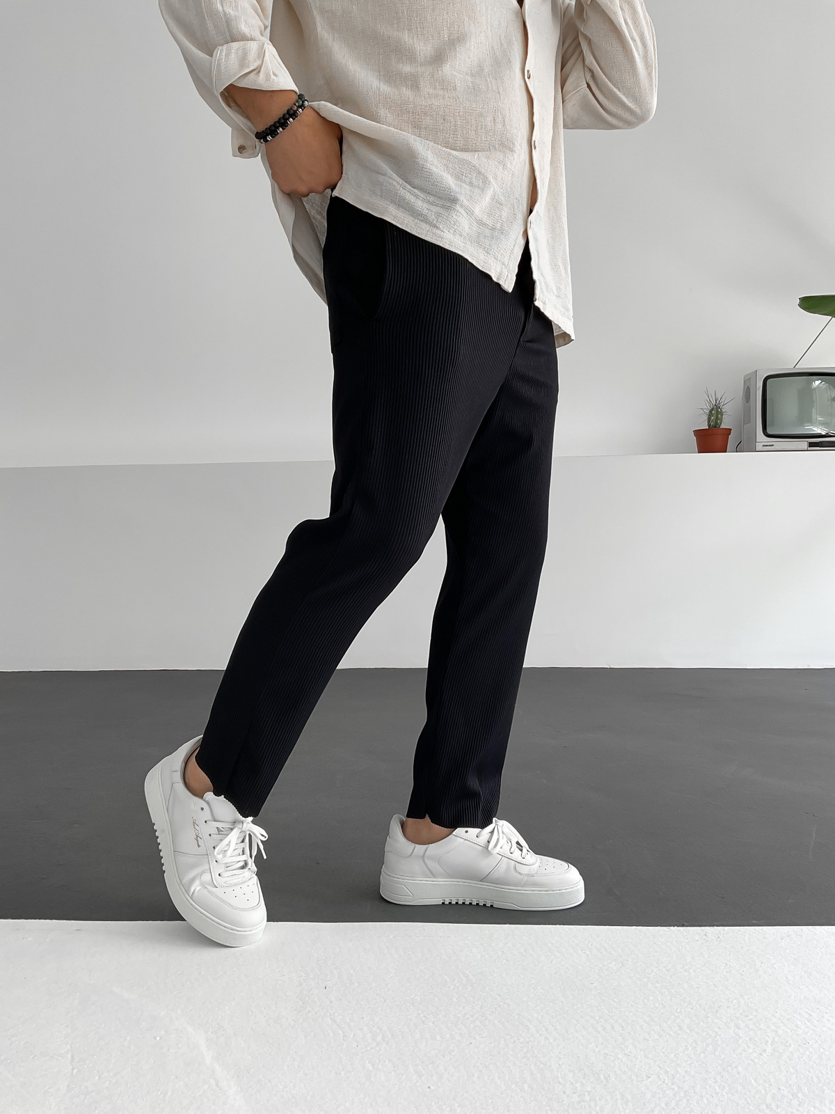 Siyah Fitilli Pantolon RC-4260