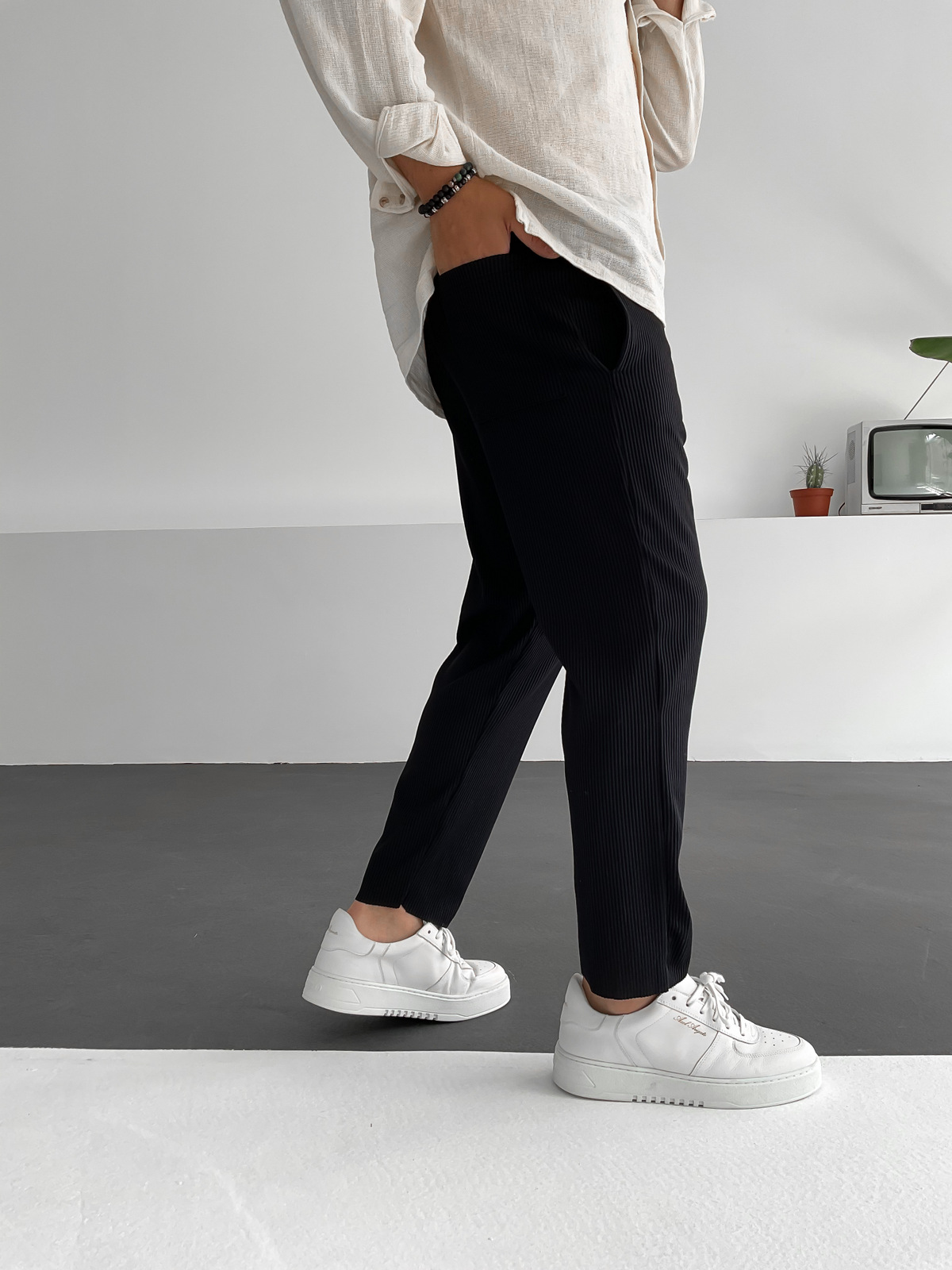 Siyah Fitilli Pantolon RC-4260