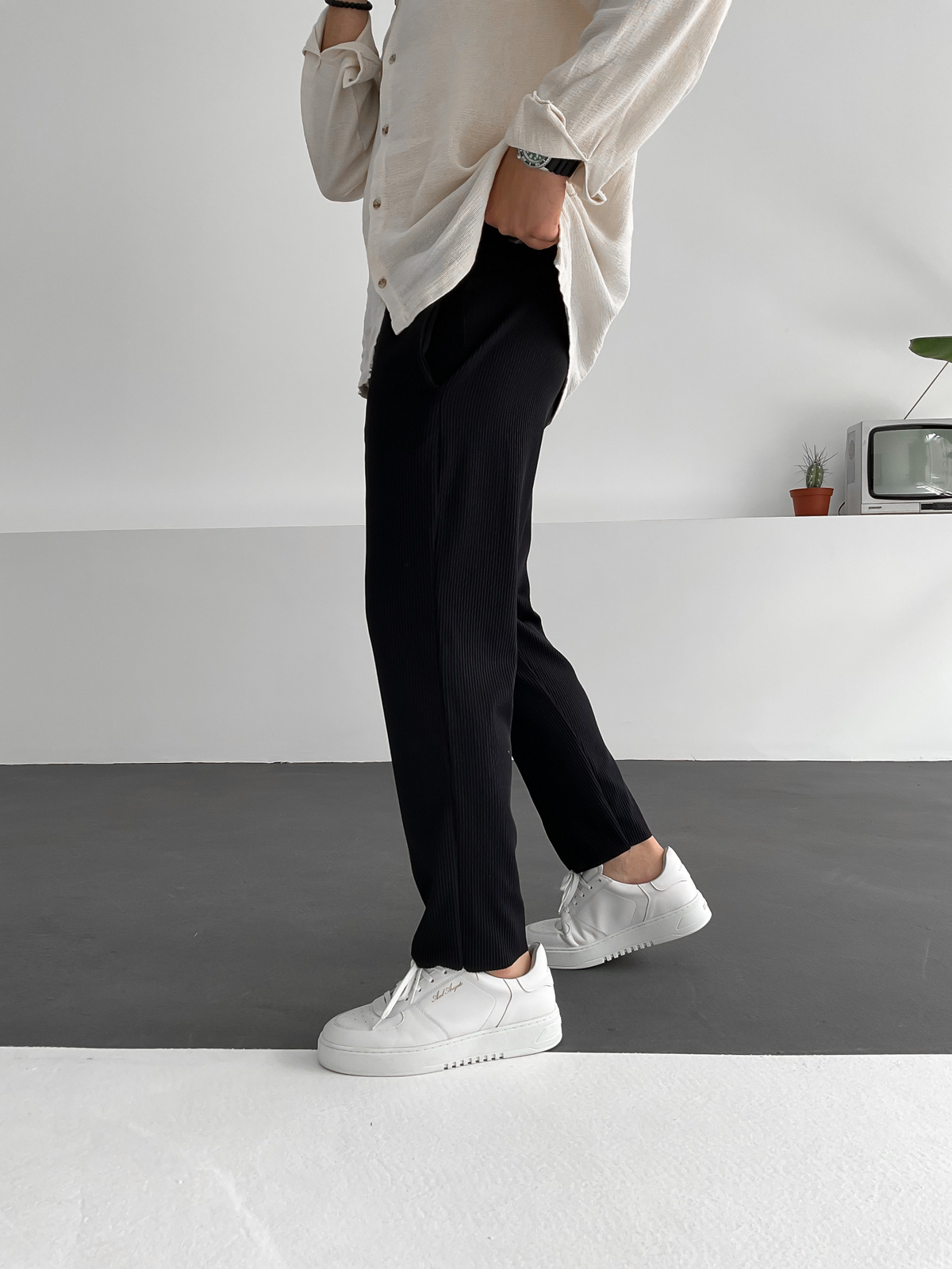 Siyah Fitilli Pantolon RC-4260