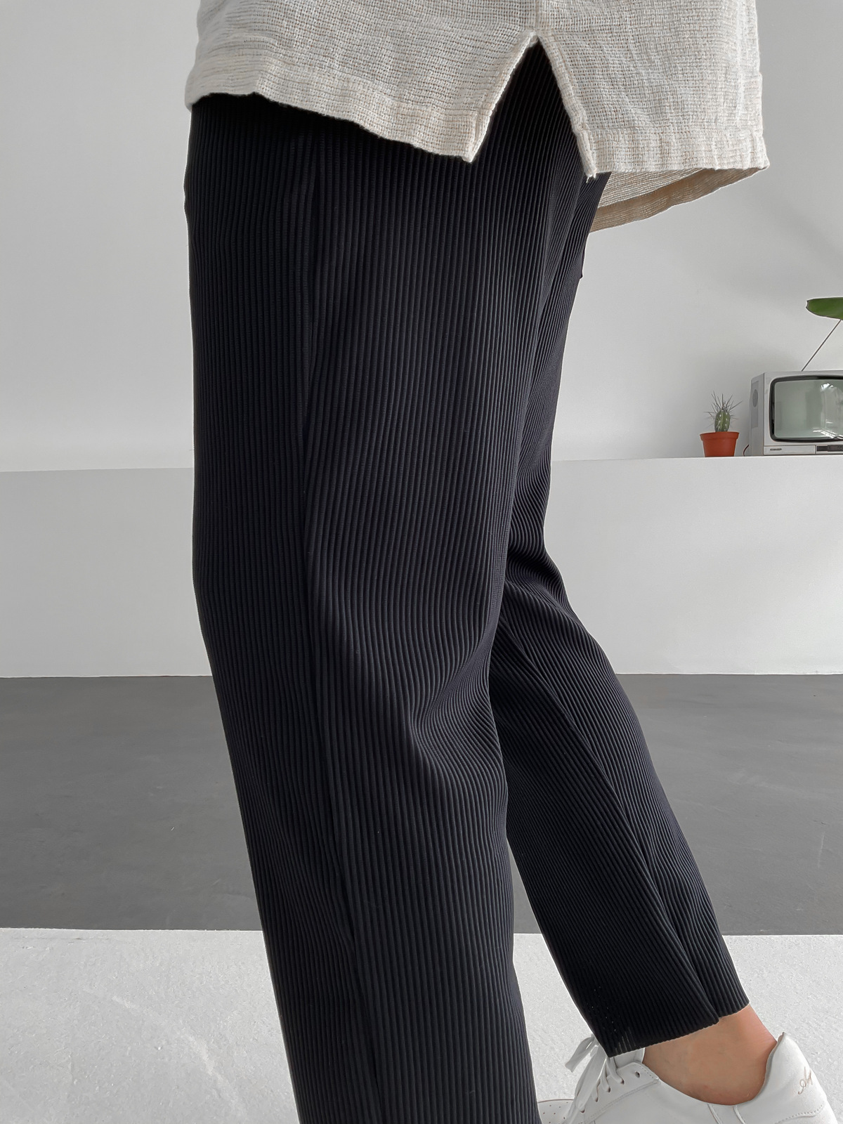 Siyah Fitilli Pantolon RC-4260