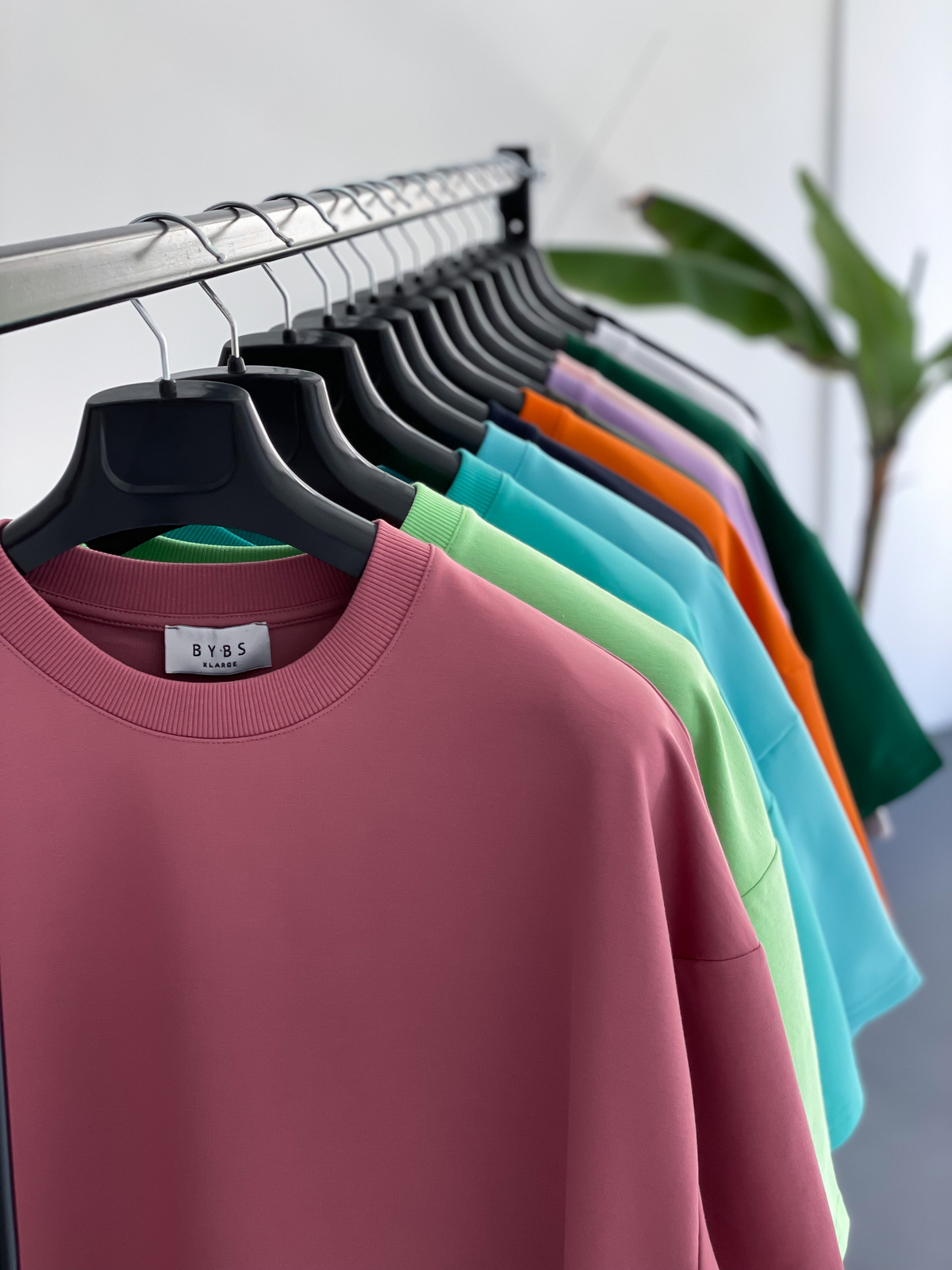 Turuncu İki İplik Basic T-Shirt BY-1208/363