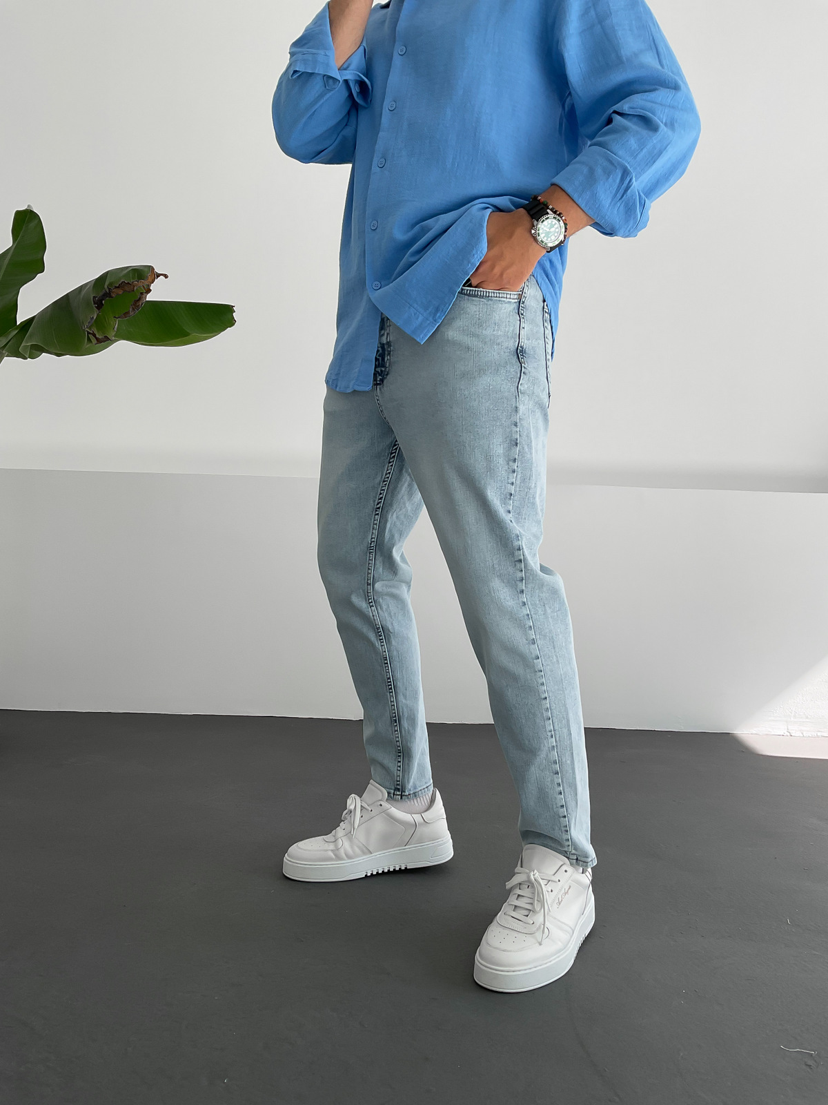Açık Mavi Regular Fit Pantolon C-6126