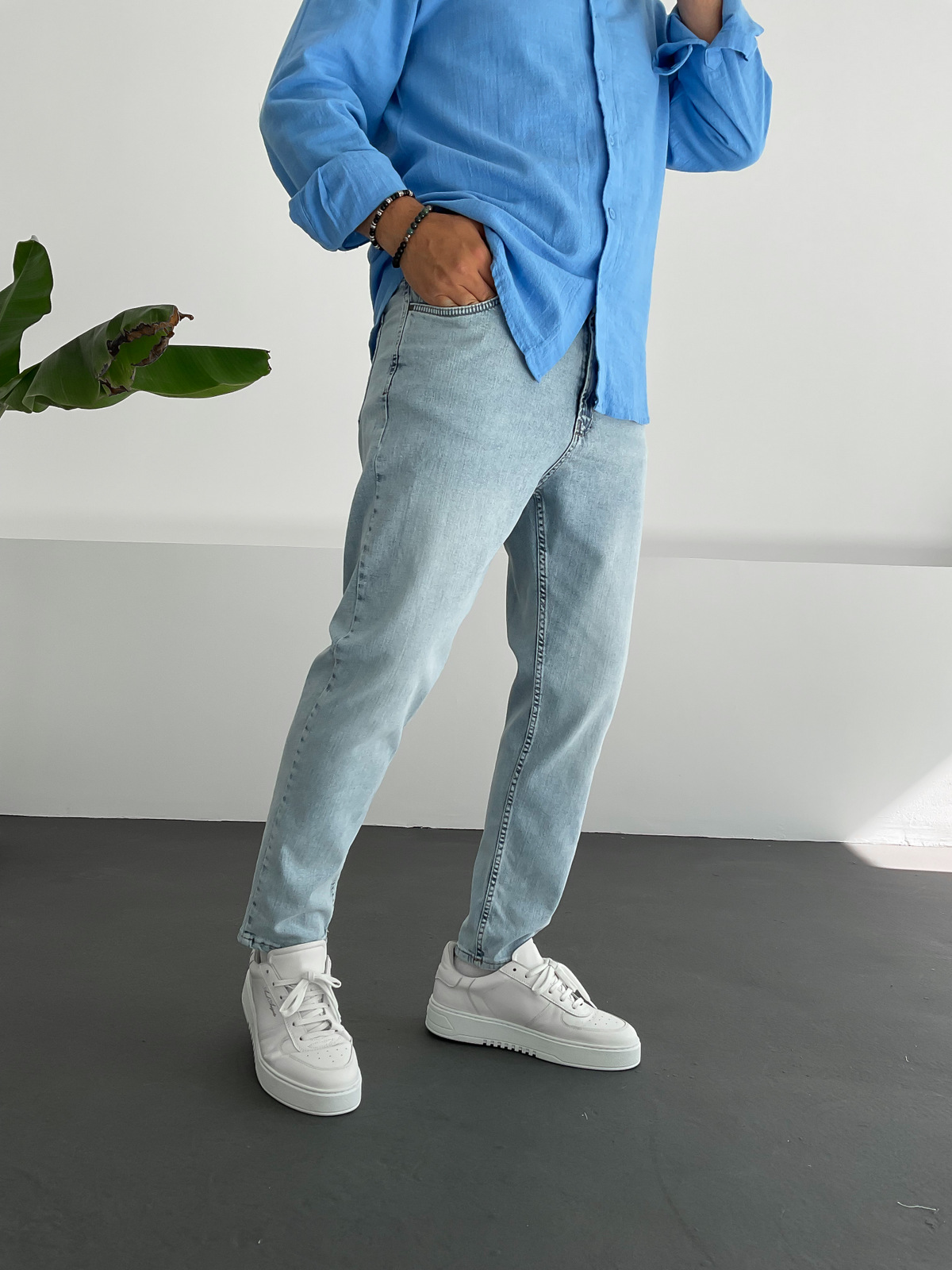 Açık Mavi Regular Fit Pantolon C-6126