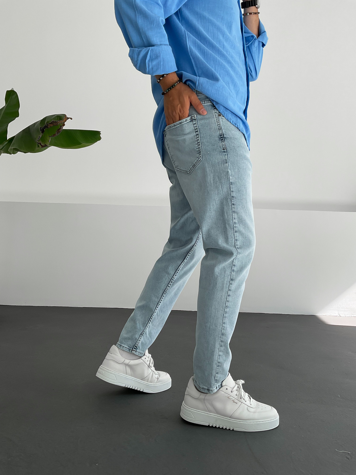 Açık Mavi Regular Fit Pantolon C-6126