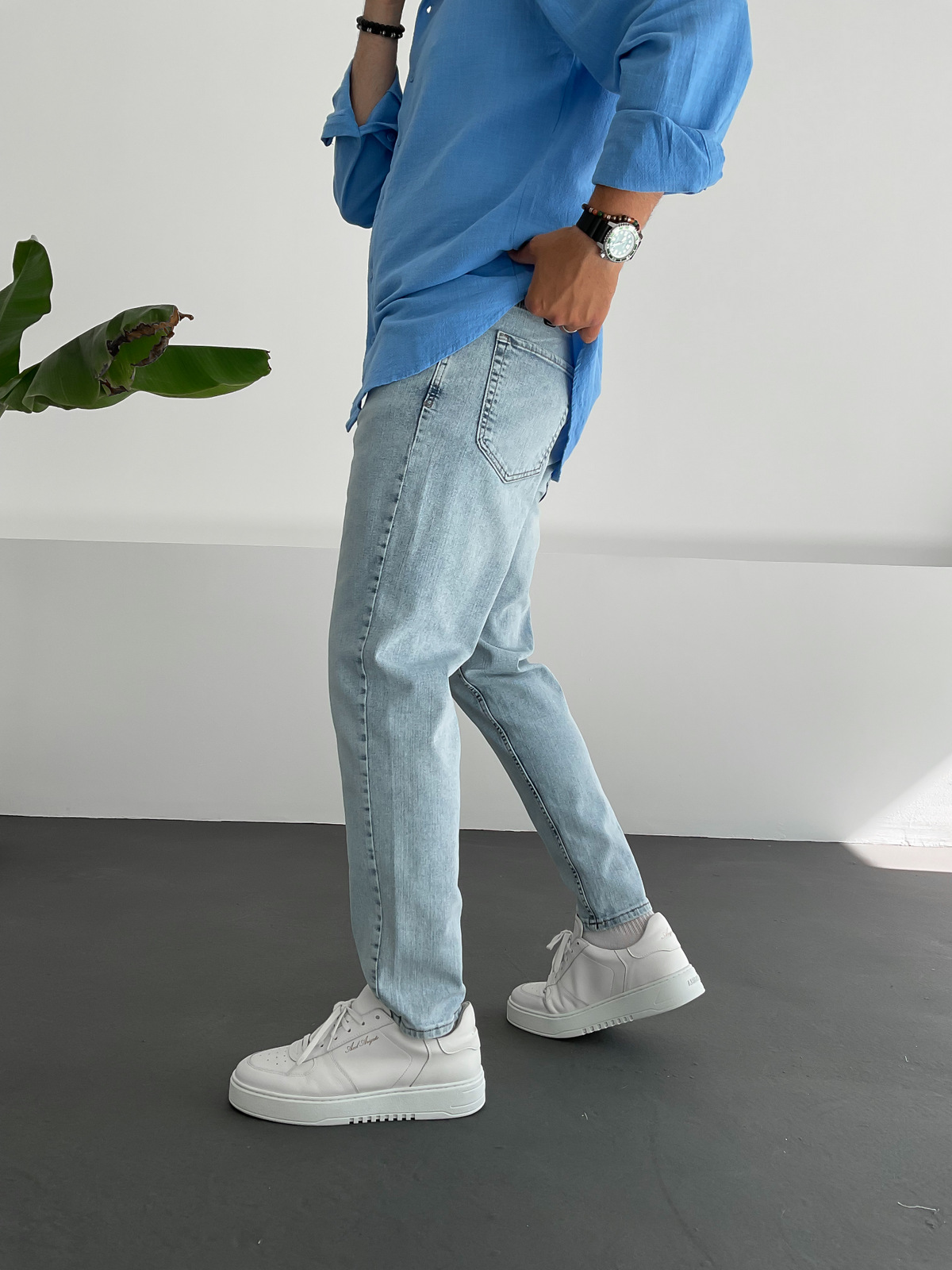 Açık Mavi Regular Fit Pantolon C-6126