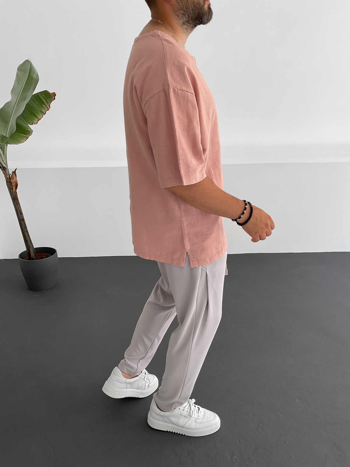 Pudra Keten T-Shirt C-1530