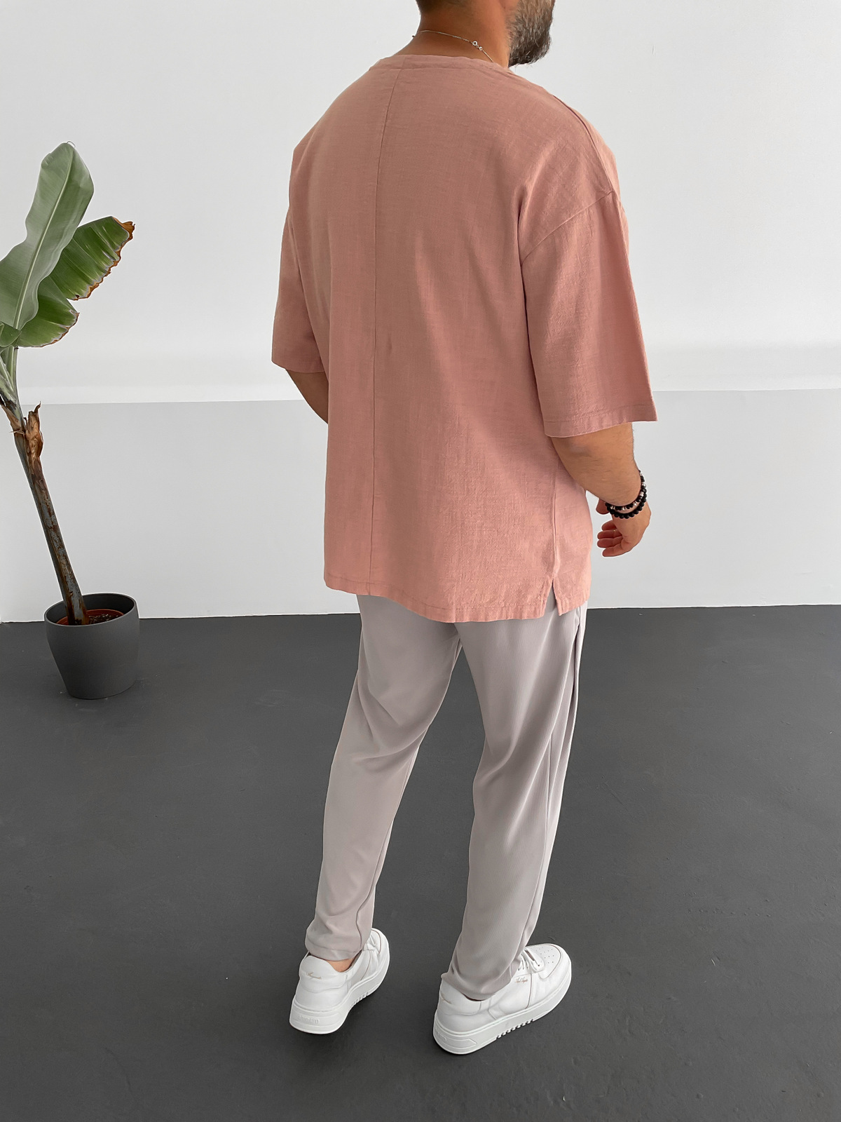 Pudra Keten T-Shirt C-1530