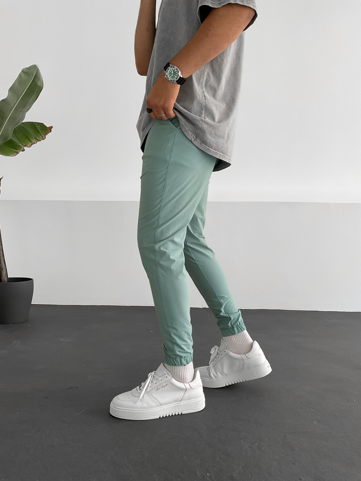 Yeşil İnce Jogger K-9250