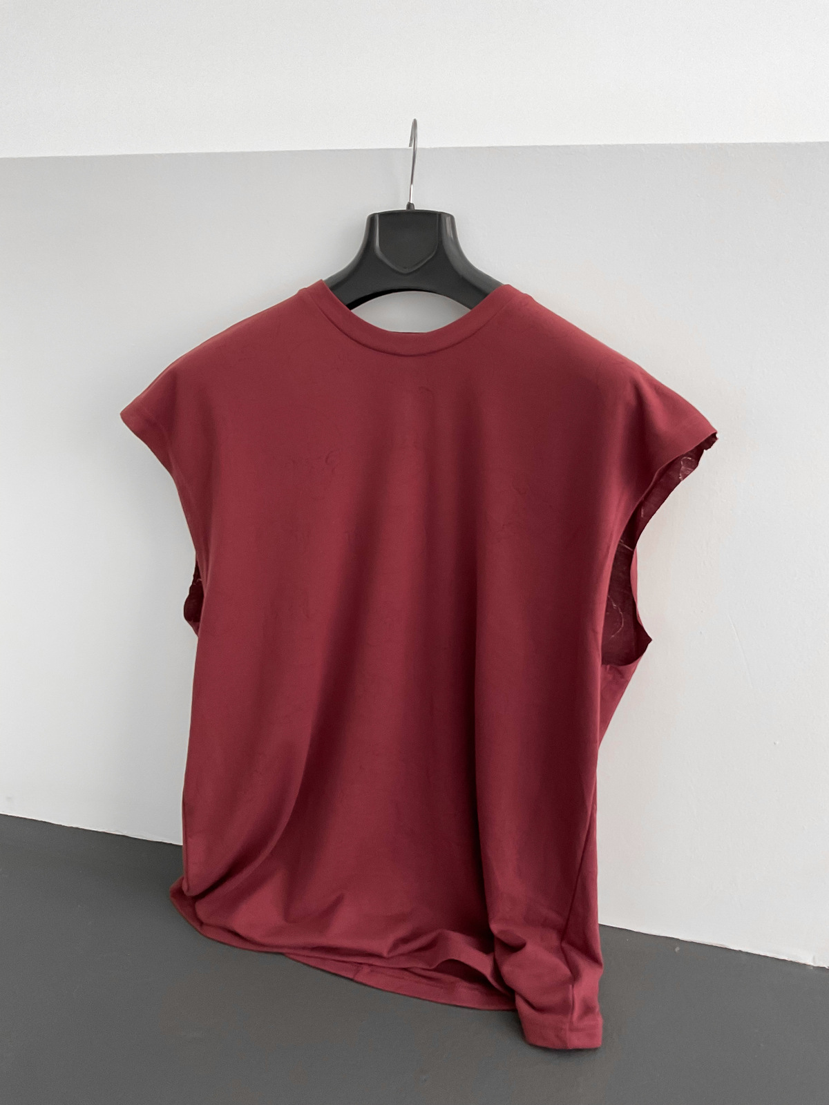 Bordo Kurukafa Baskılı Atlet B-1129