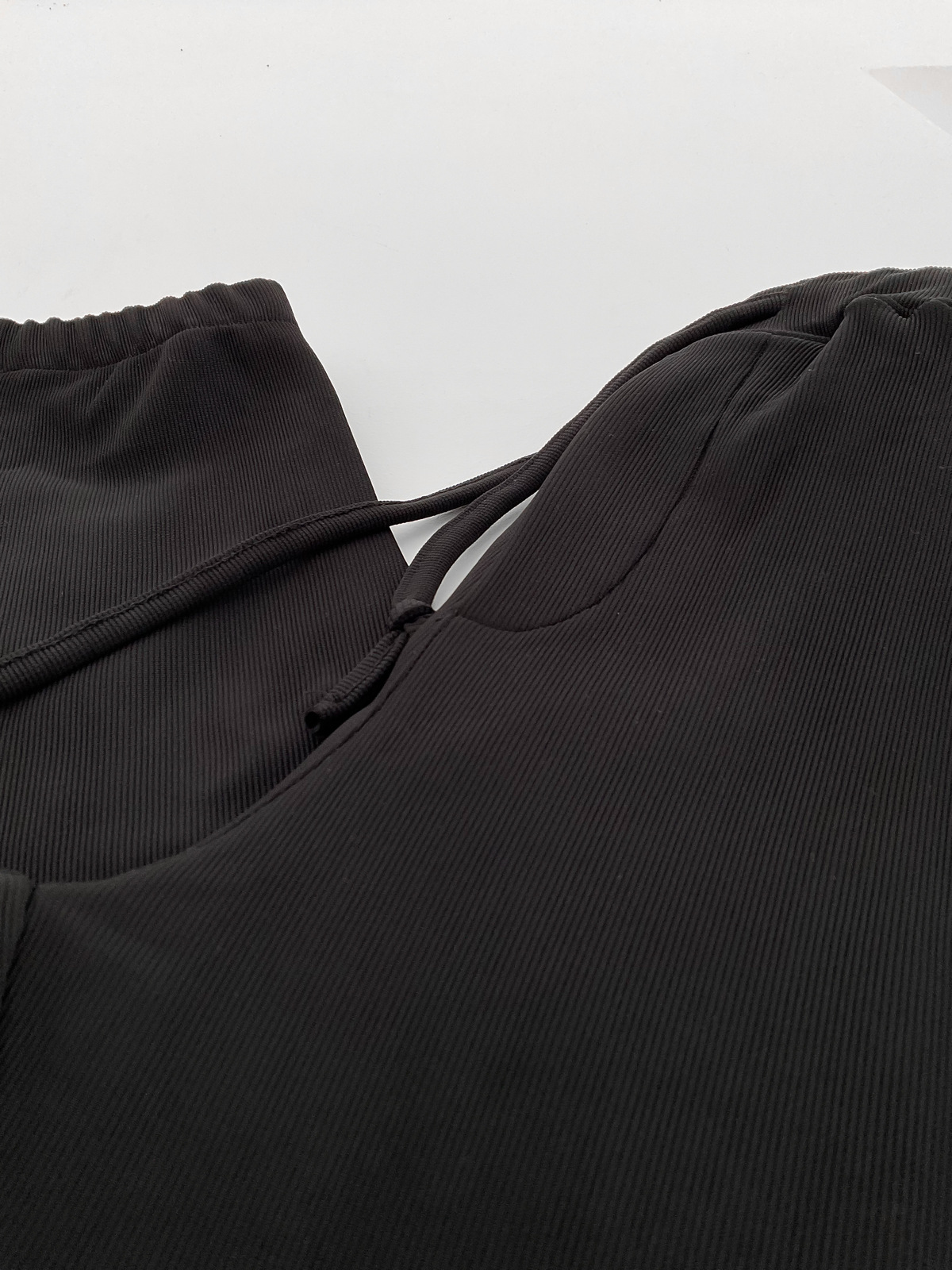 Siyah Fitilli Jogger C-6092
