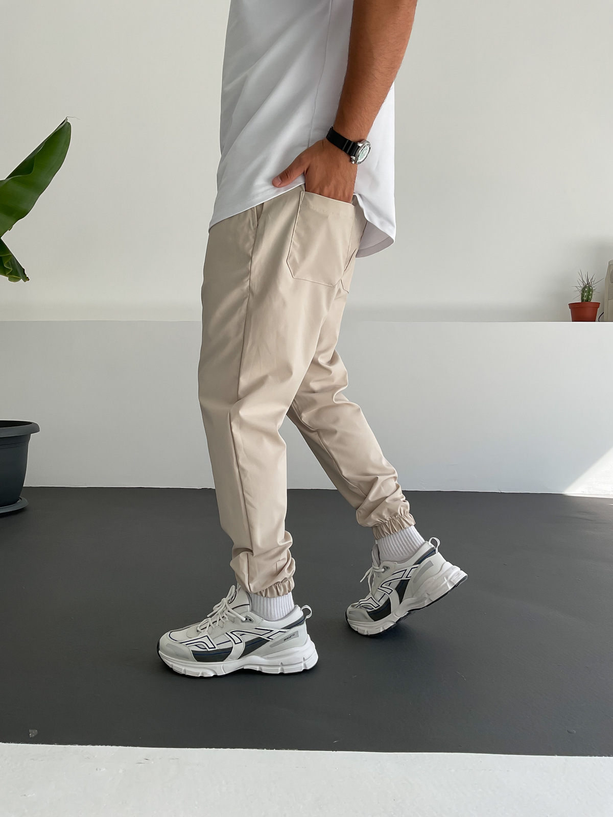 Bej Basic Jogger GJ-15317/5100-1/2/3/4