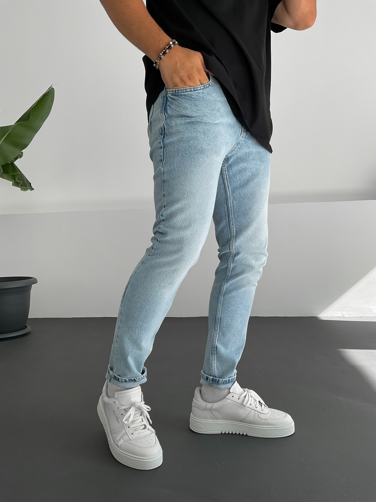 Açık Mavi Skinny Jean C-6119