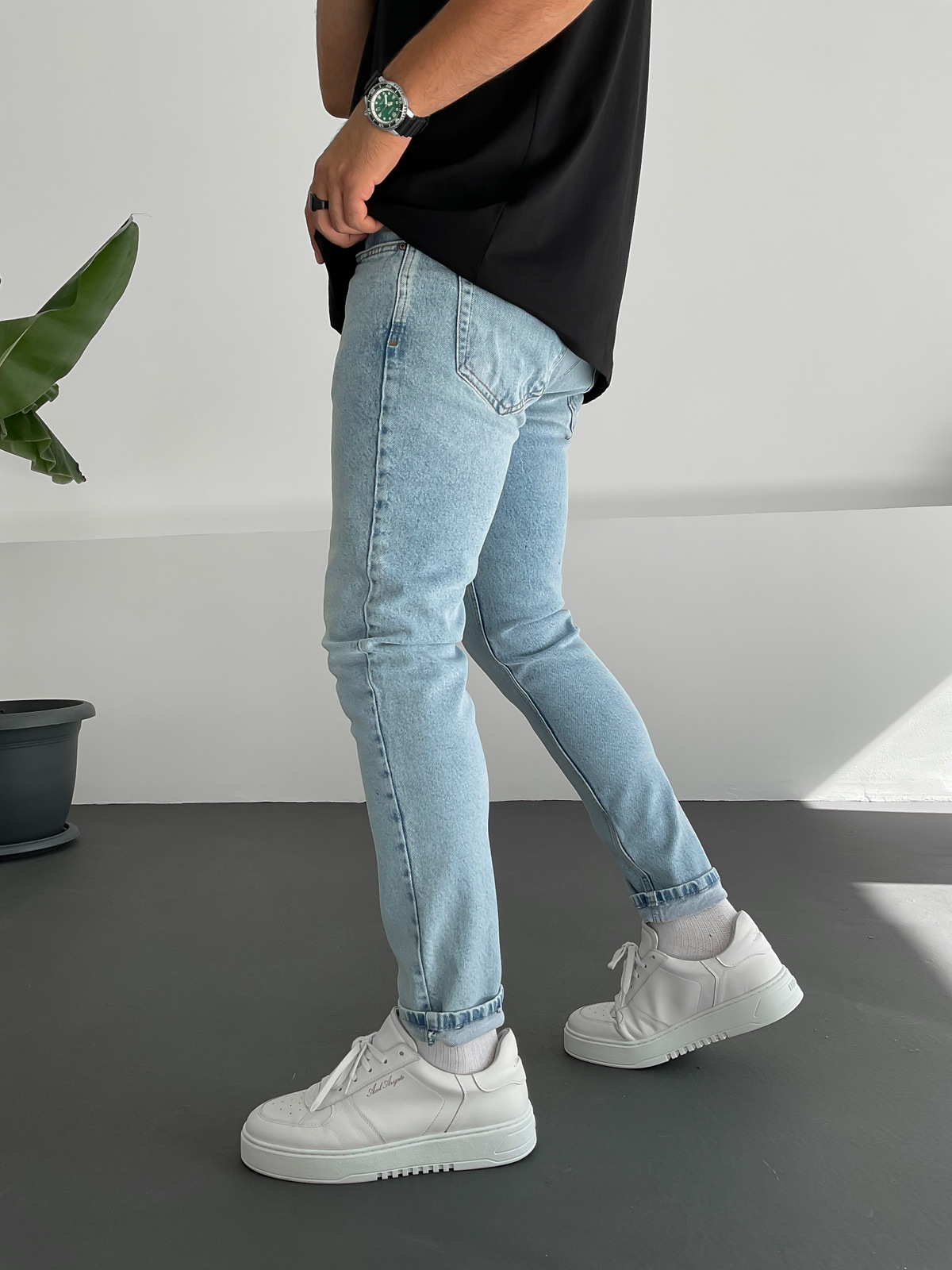 Açık Mavi Skinny Jean C-6119