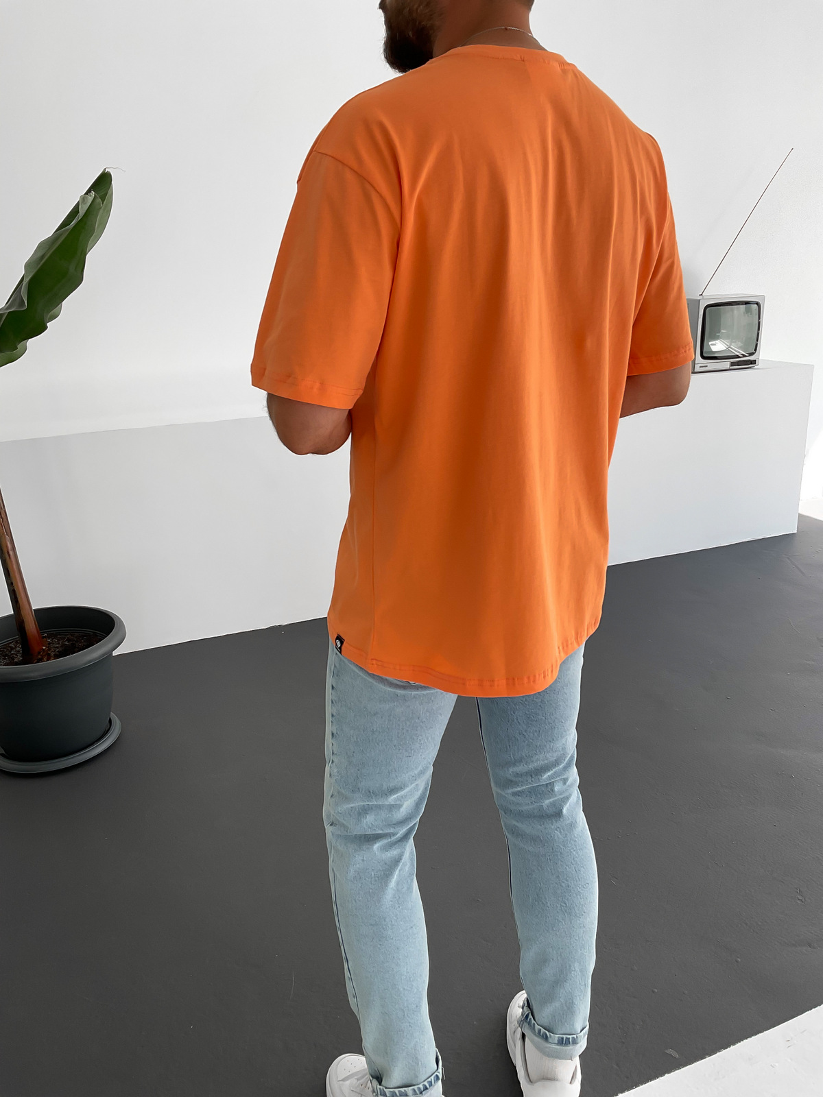 Turuncu Player Baskılı T-Shirt C-795
