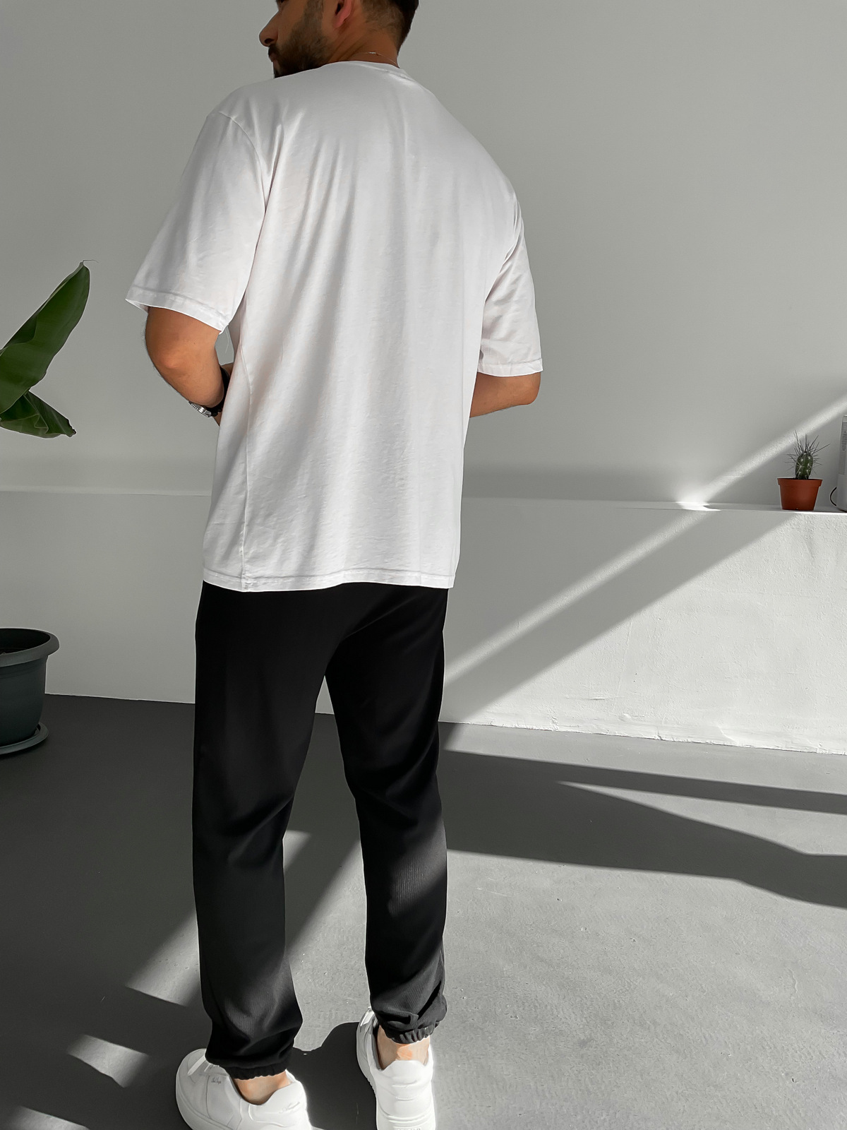 Beyaz Weekend Baskılı T-Shirt C-789