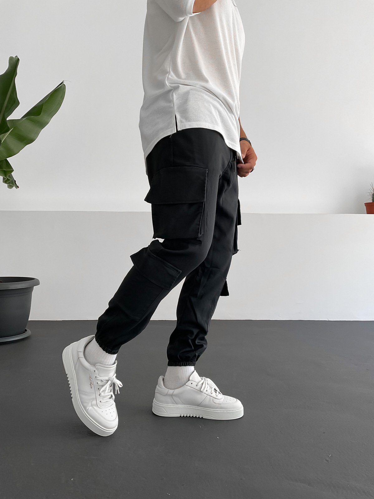 Antrasit Kargo Cepli Kot Jogger B-3022