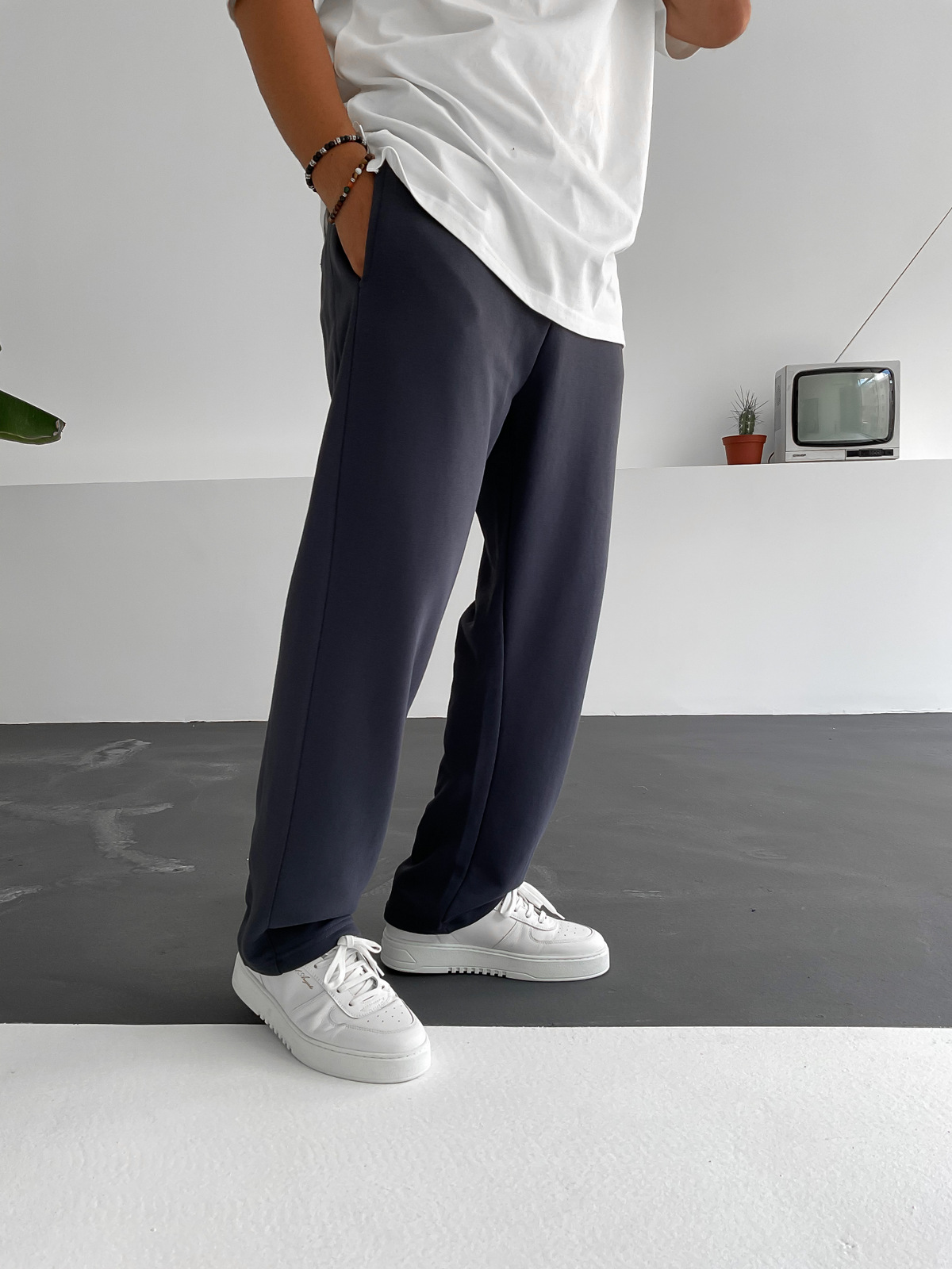 Füme Boru Paça Basic Eşofman BY-1255