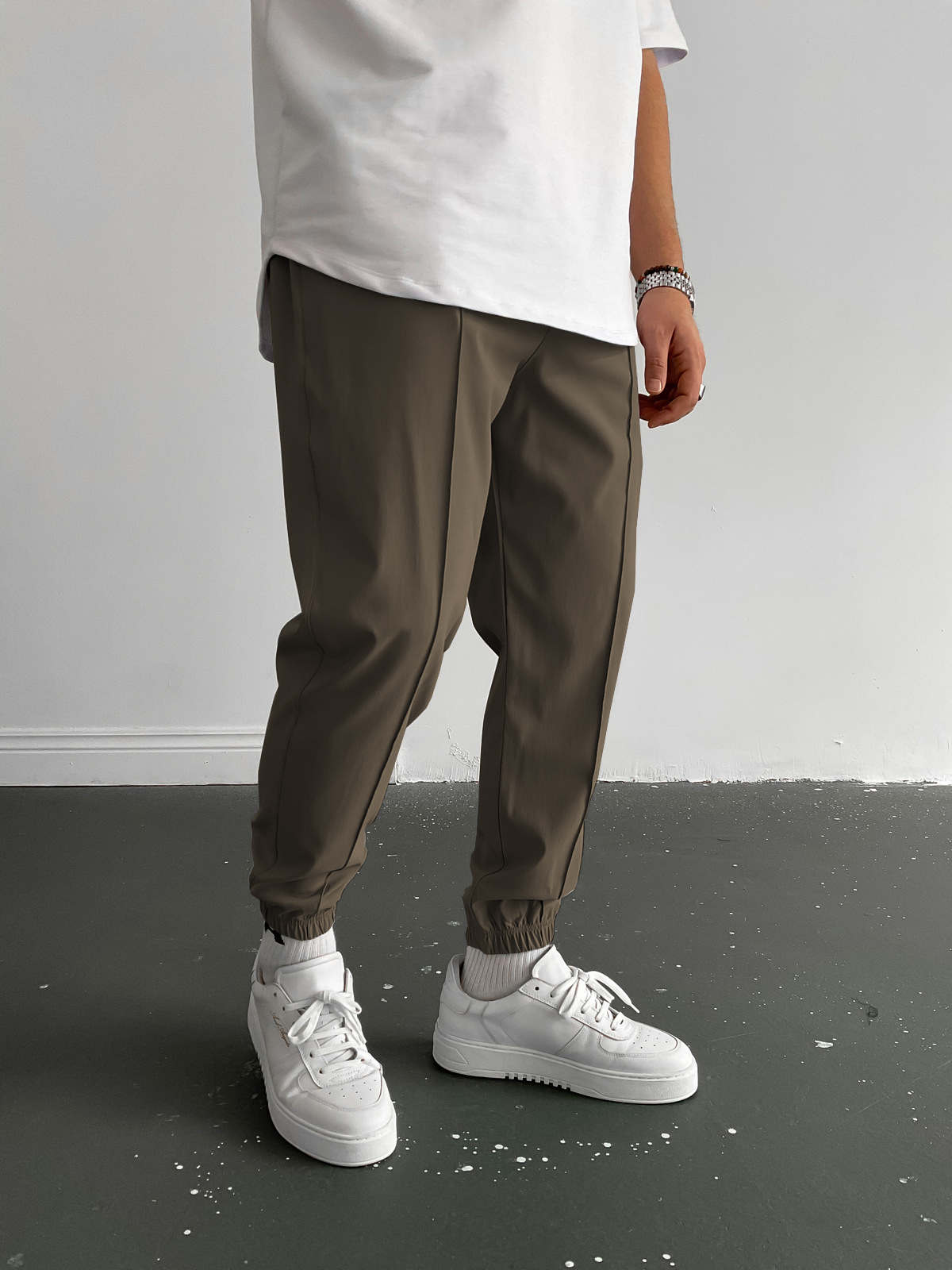Haki Dikişli Jogger K-874