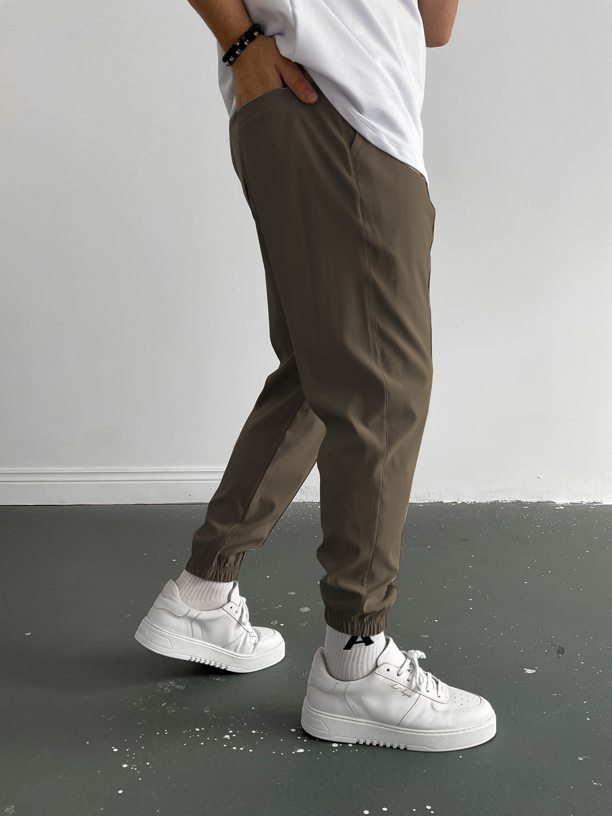 Haki Dikişli Jogger K-874
