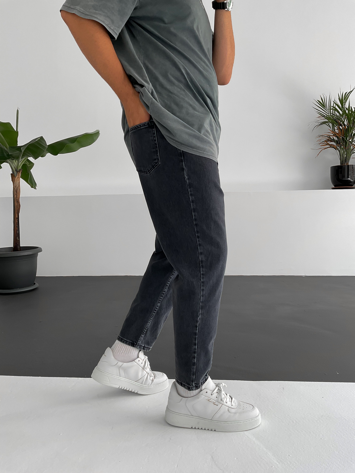 Siyah Eskitme Boyfriend DP-BF80