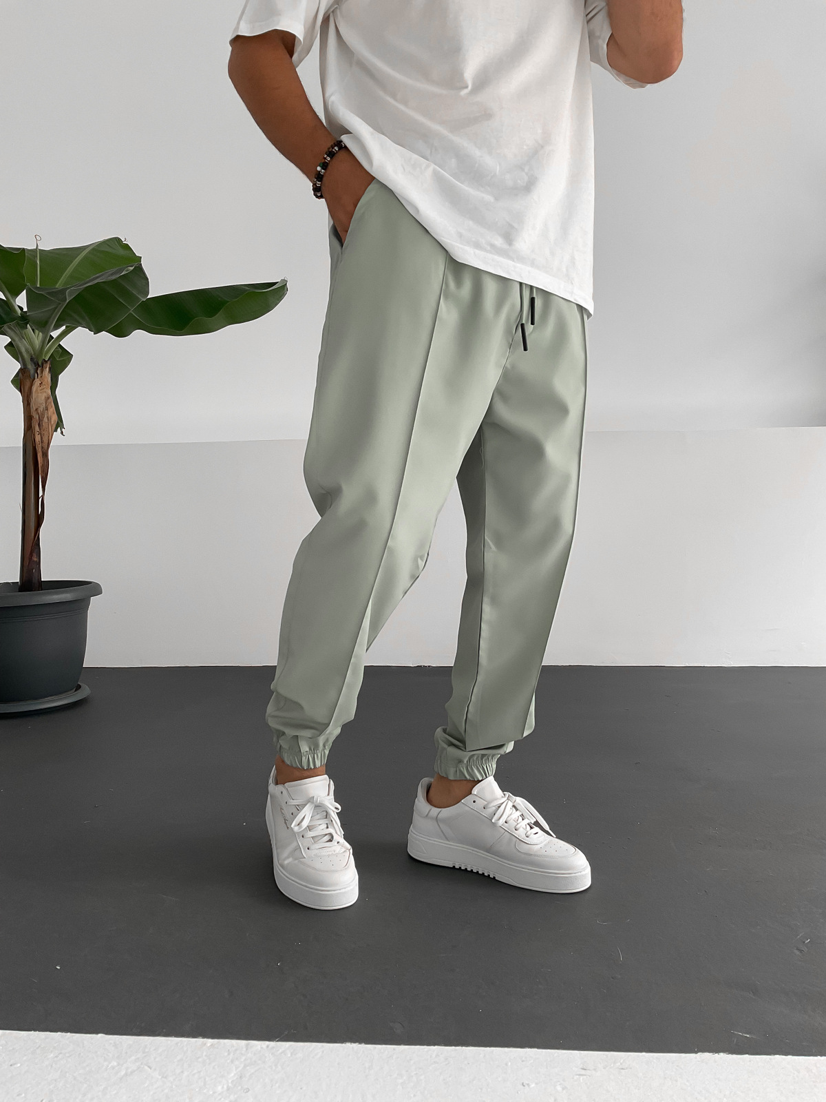 Yeşil Dikişli Jogger K-874