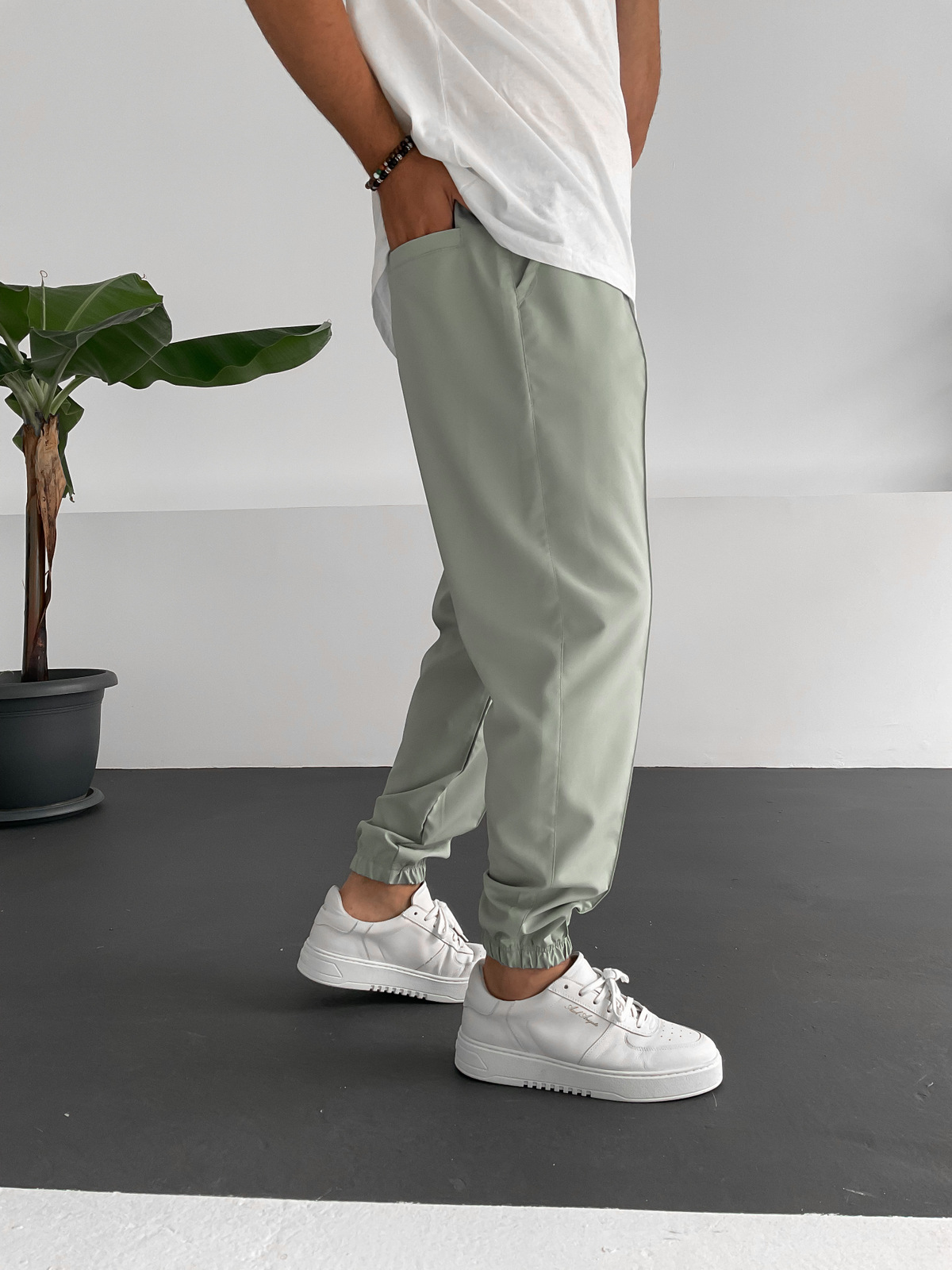 Yeşil Dikişli Jogger K-874