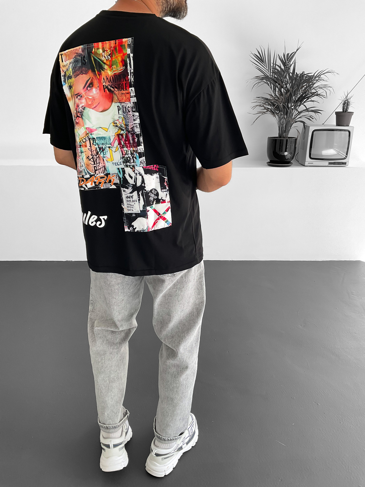 Siyah Rules Baskılı T-Shirt JJ-113