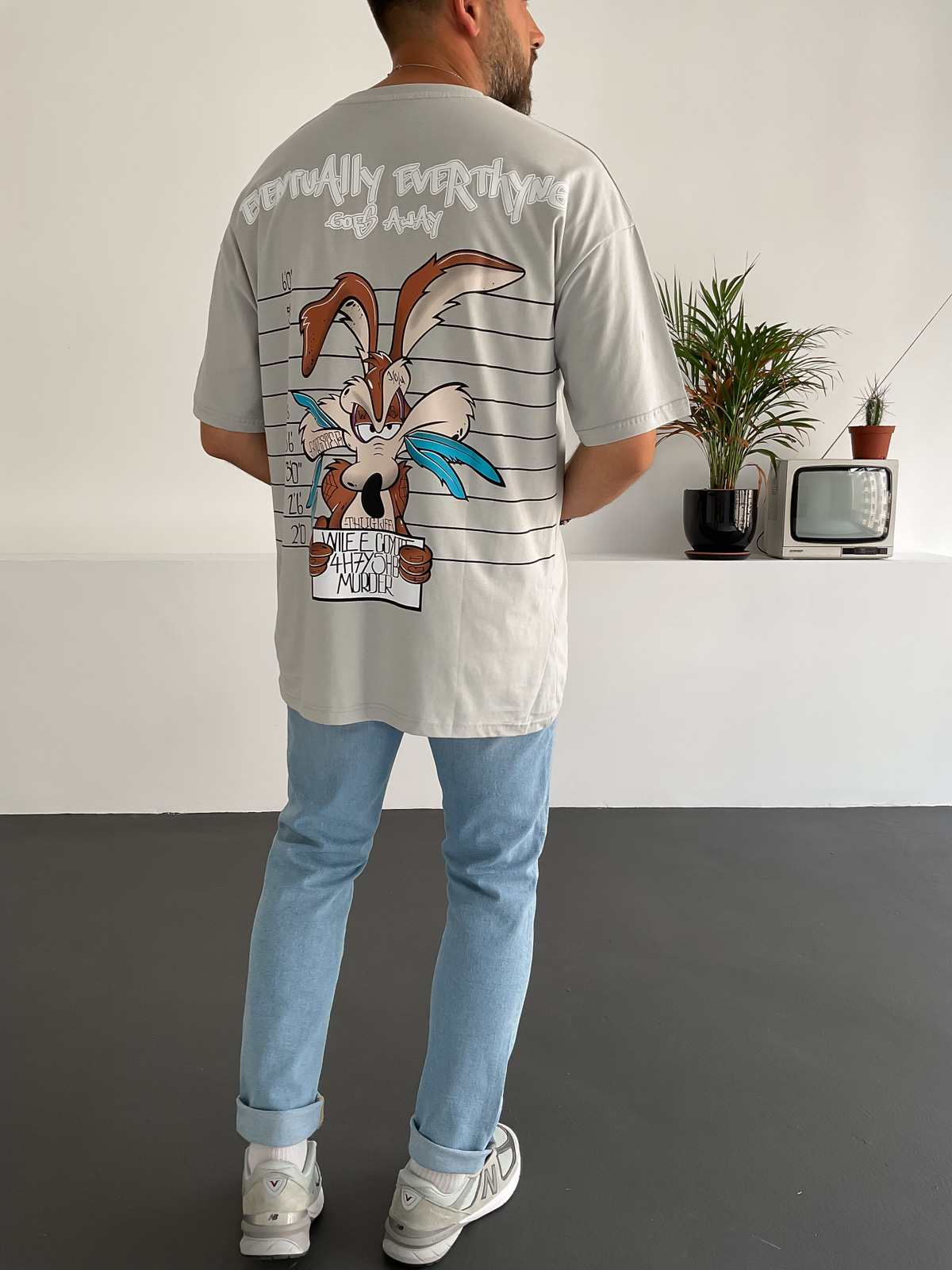Ice Gri Eventually Baskılı T-Shirt JJ-224