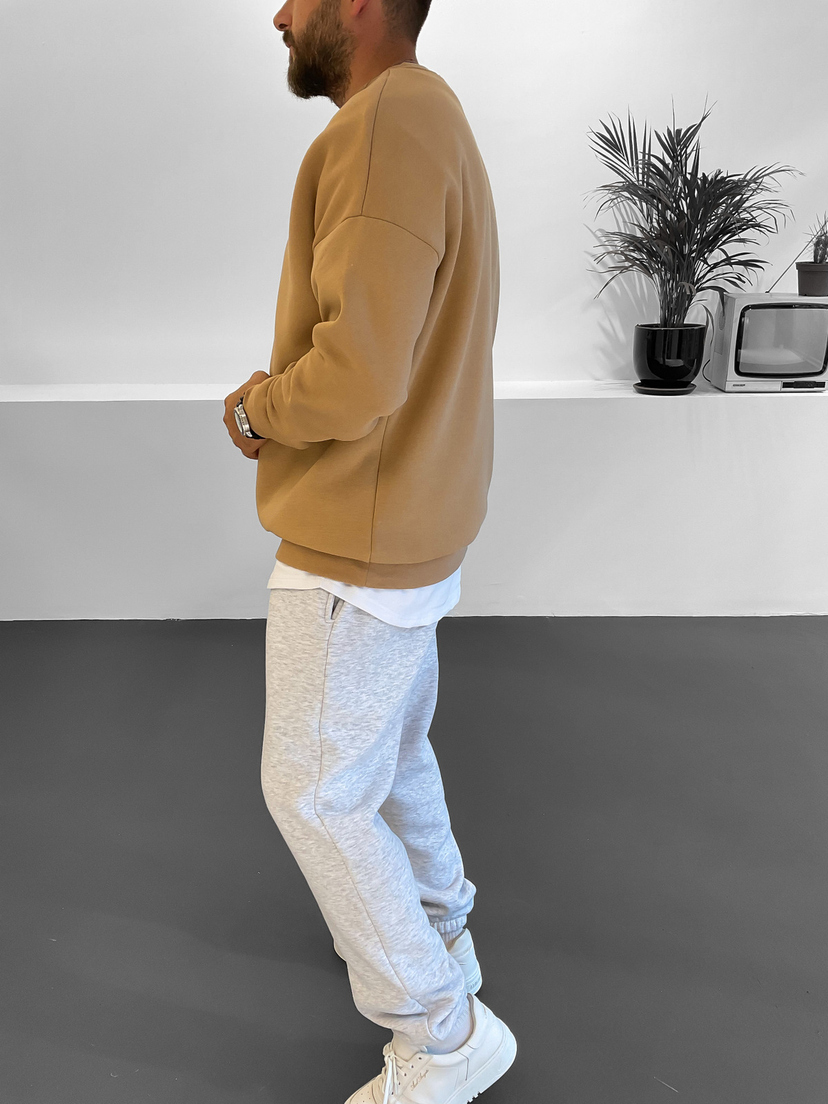 Kahve Basic Sweat B-2008