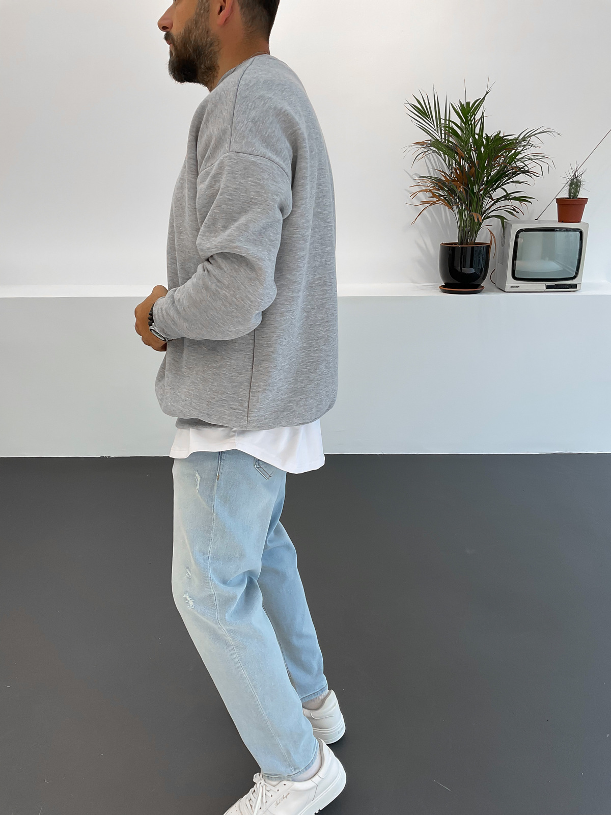 Gri Basic Sweat B-2008
