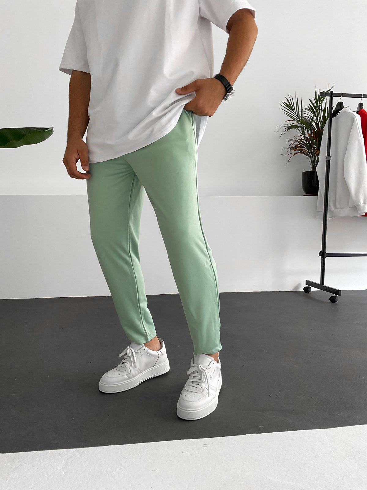 Yeşil Basic Pantolon DP-017