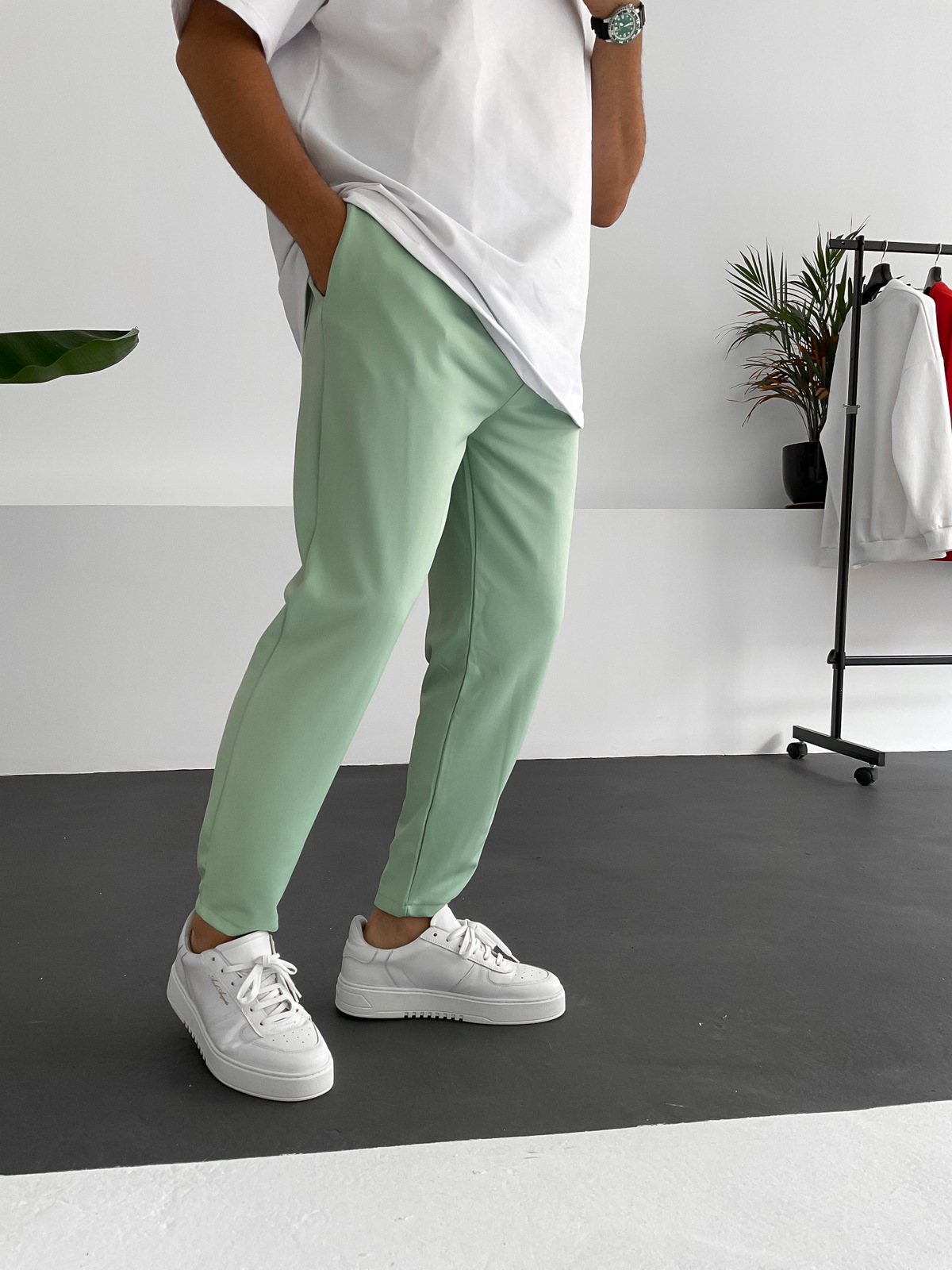 Yeşil Basic Pantolon DP-017