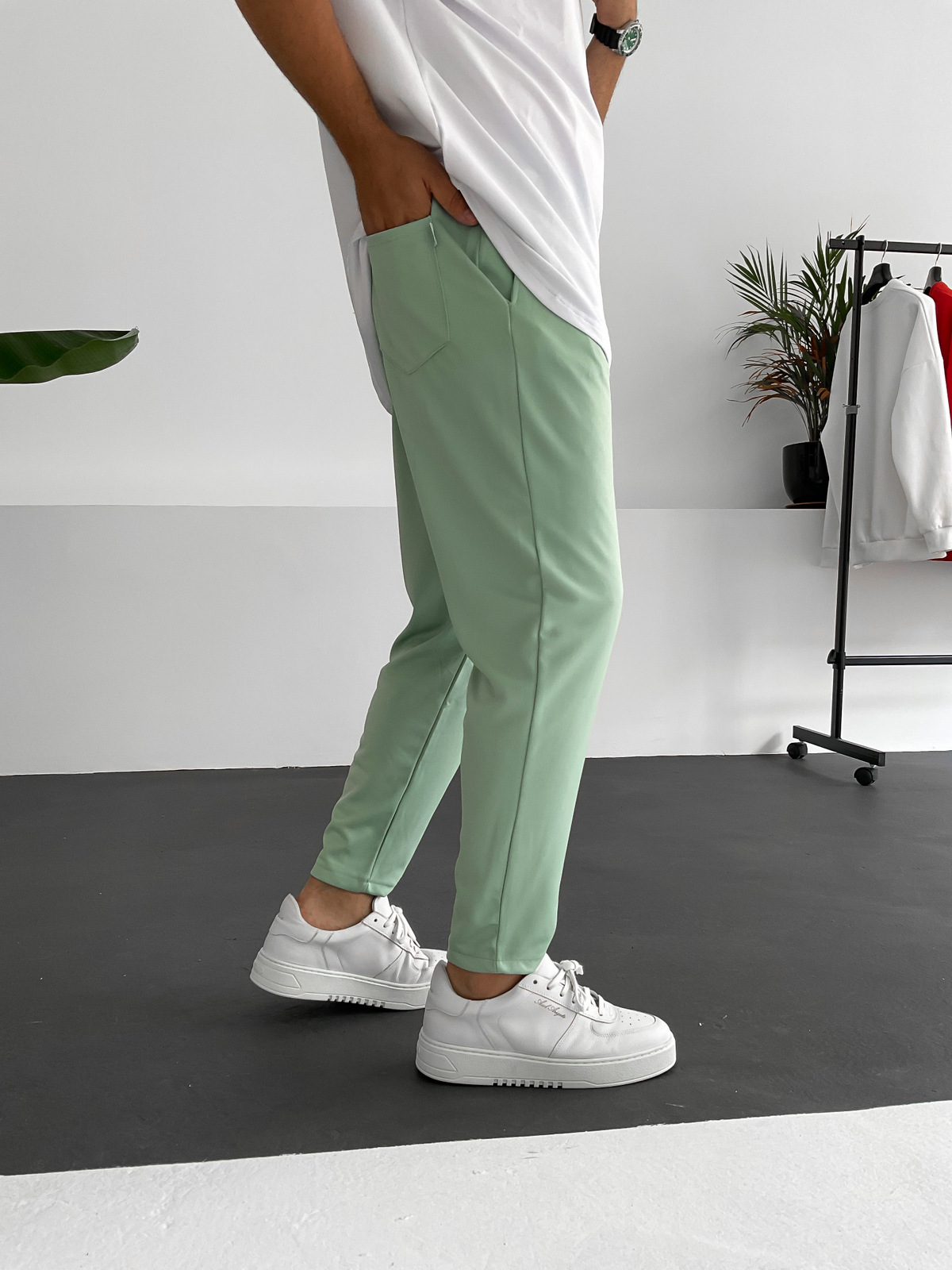Yeşil Basic Pantolon DP-017