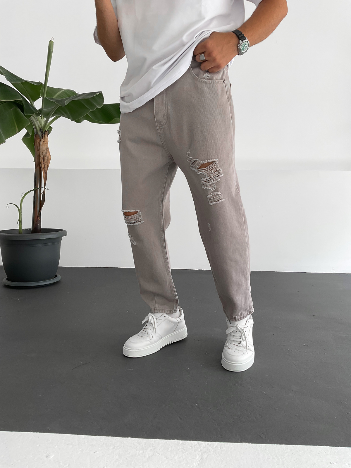 Taş Yırtıklı Boyfriend DP-012