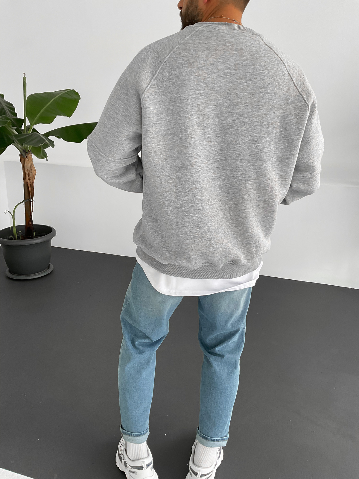 Gri Catchact Sweat C-435