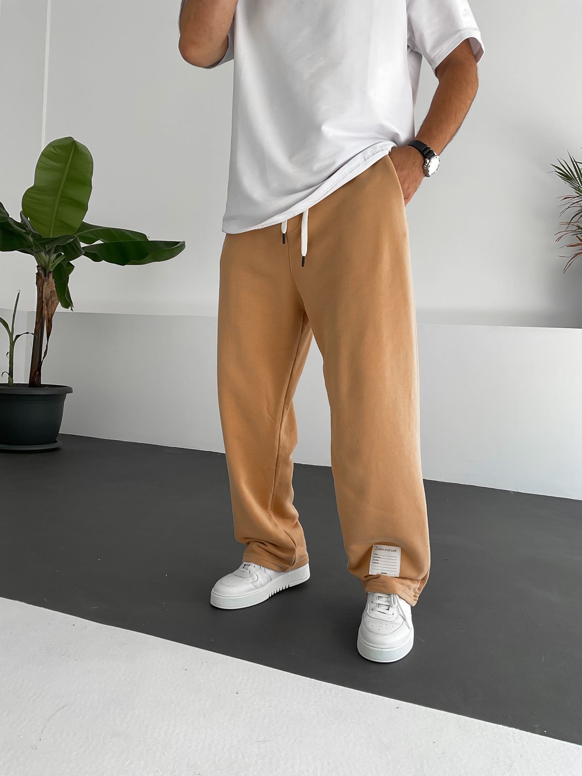 Açık Kahve Basic Eşofman V-10086