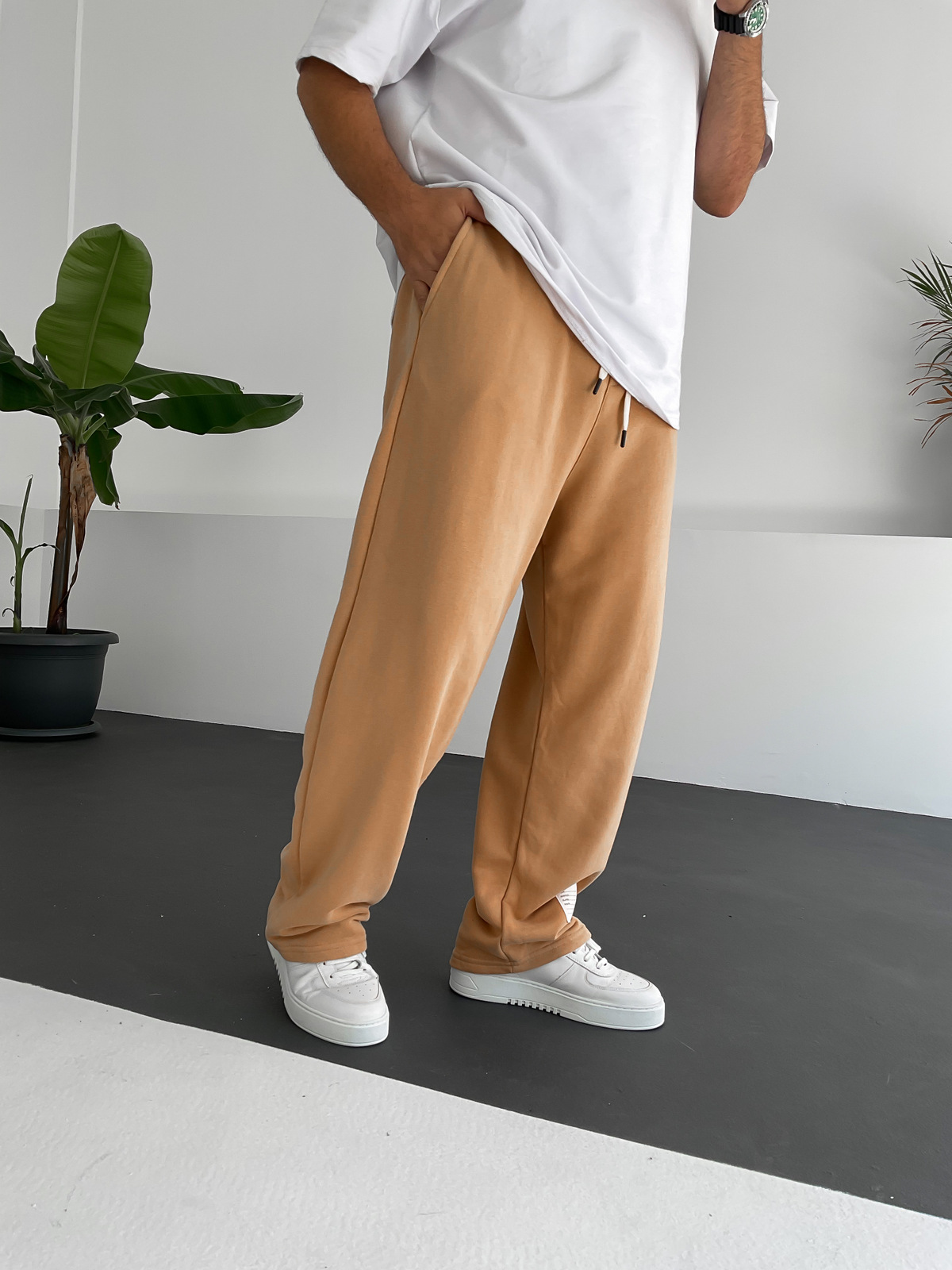 Açık Kahve Basic Eşofman V-10086