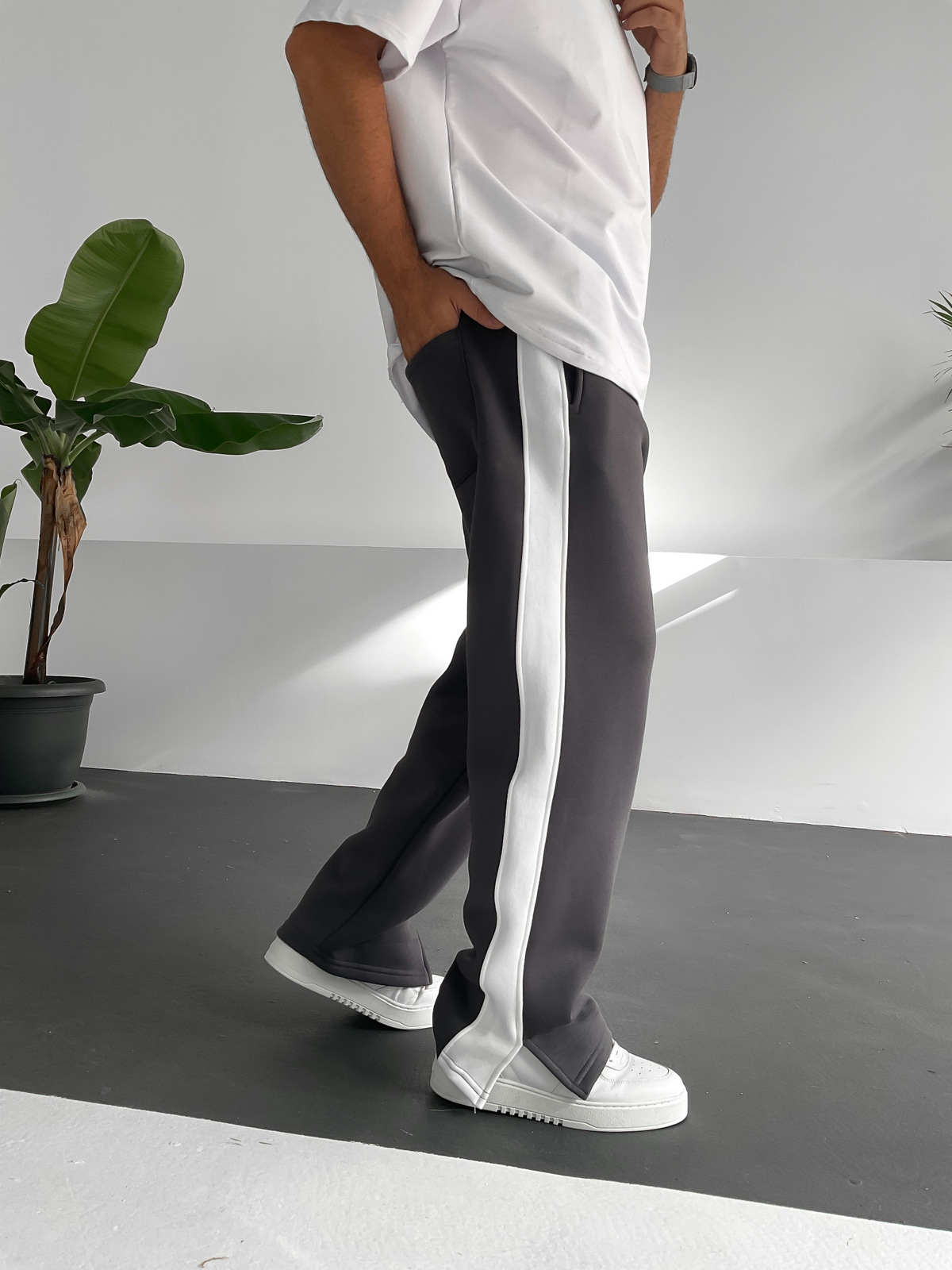 Füme WB Baskılı Eşofman V-10180