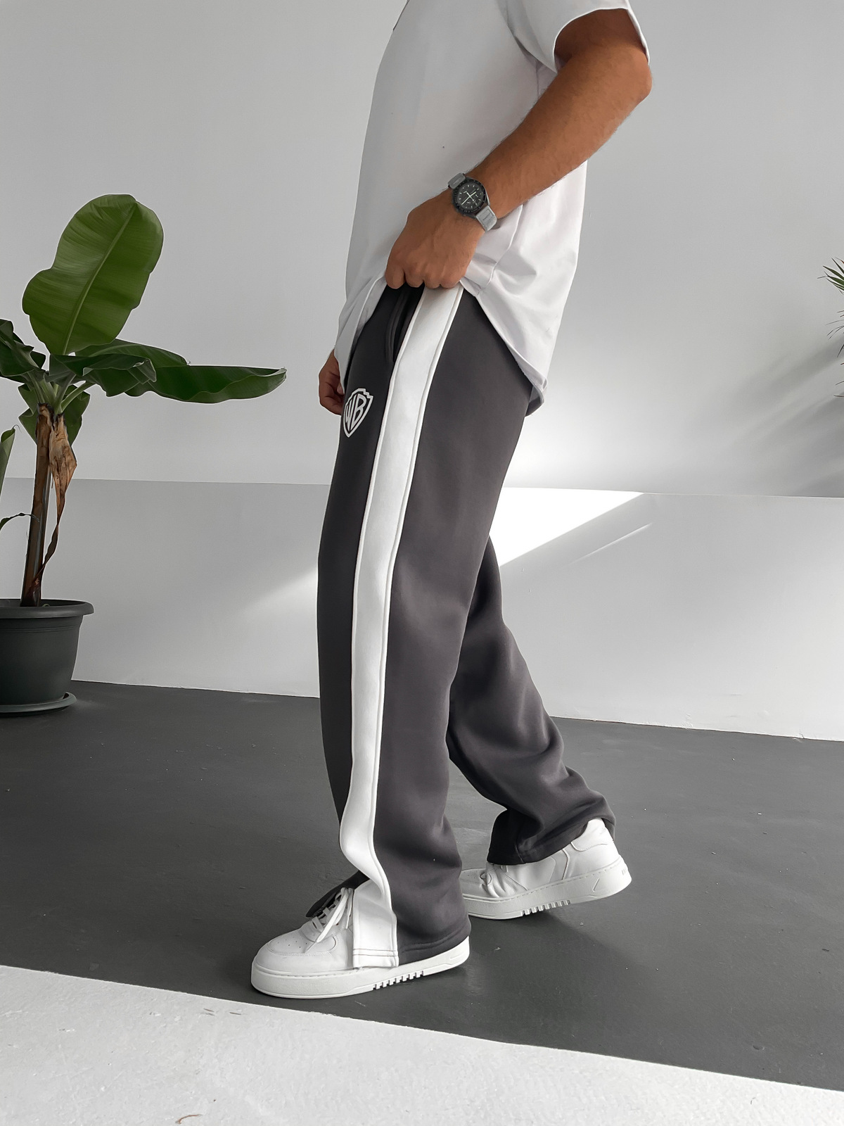 Füme WB Baskılı Eşofman V-10180