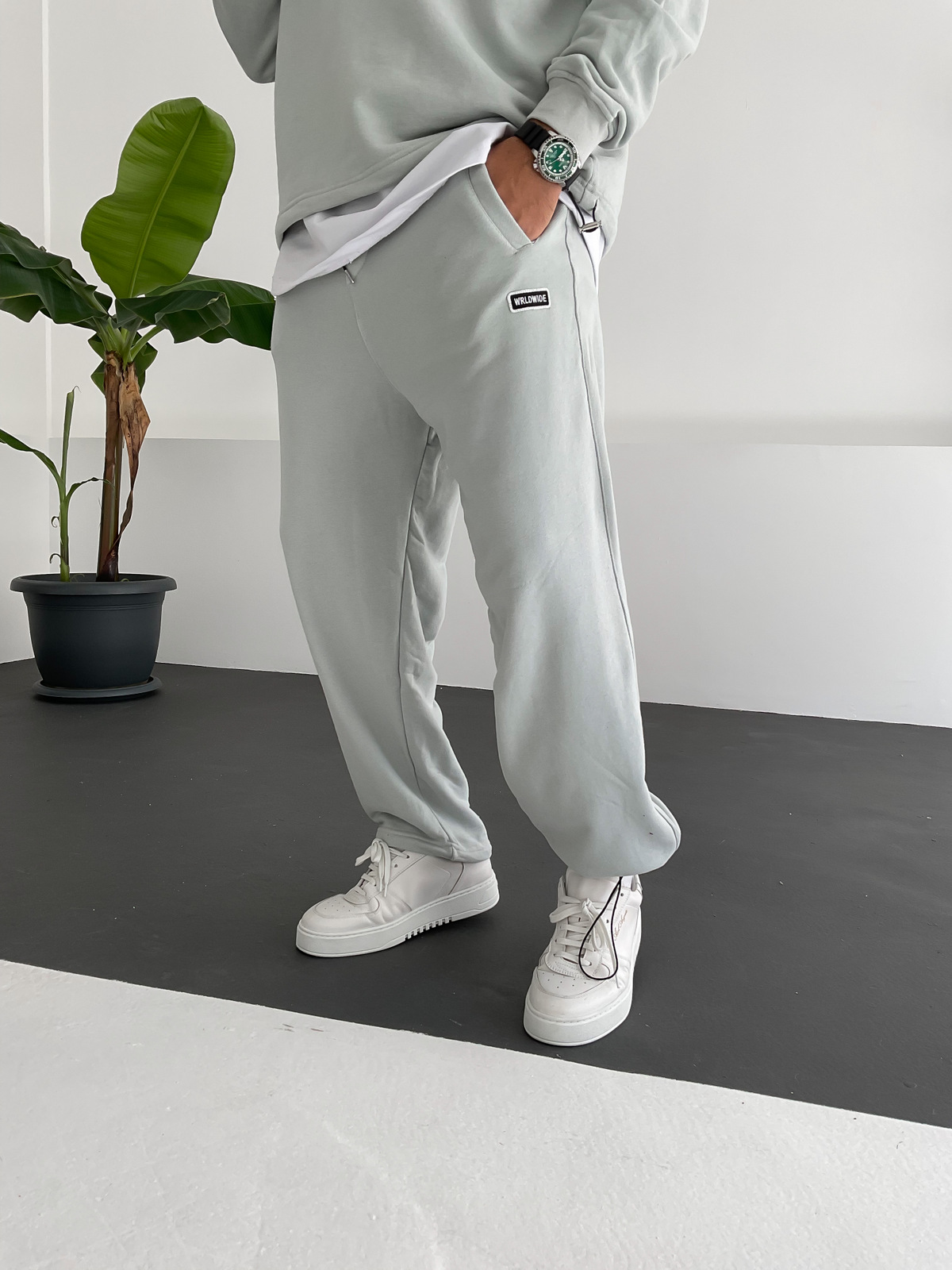 Gri Stoper Paça World Eşofman V-10488