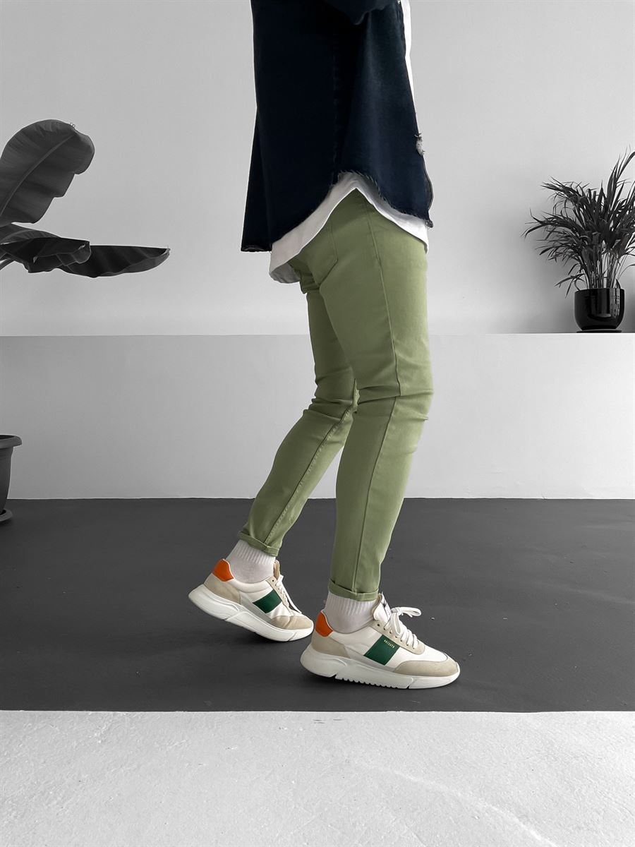 Yeşil Slim Fit Pantolon WE-1135/1206/1290