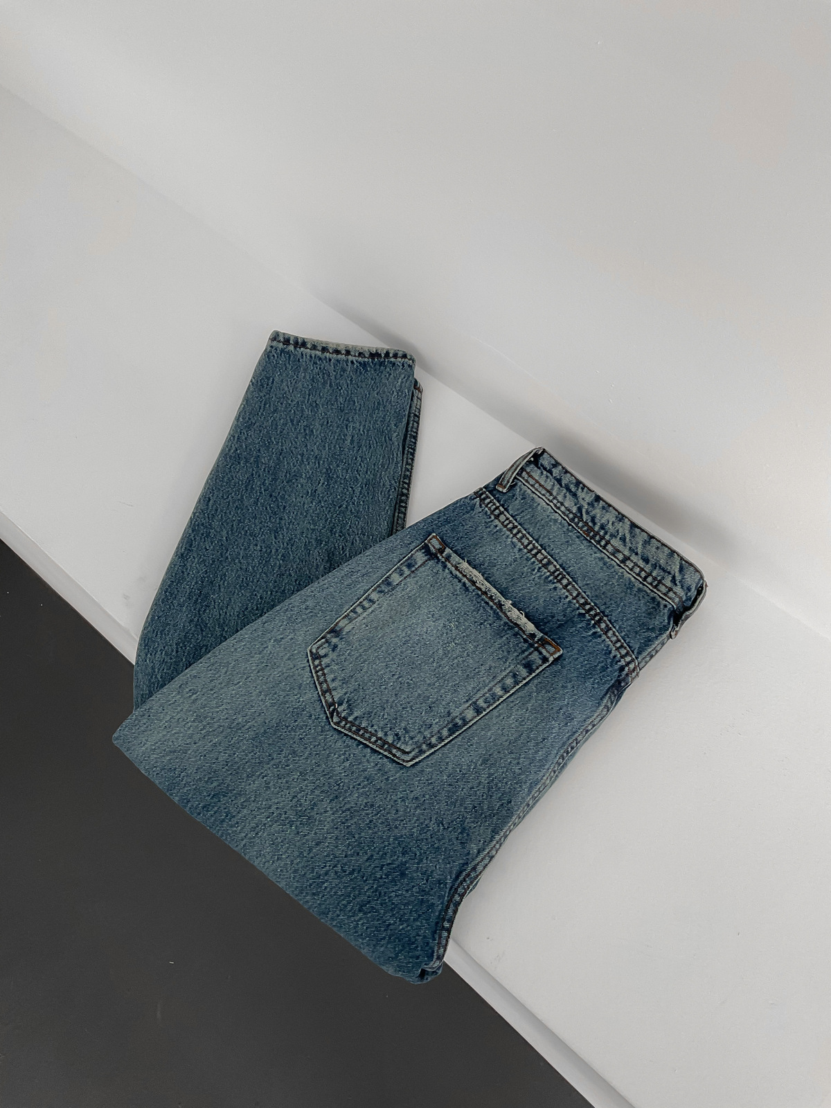 Mavi Tek Yırtıklı Boyfriend B1-4022