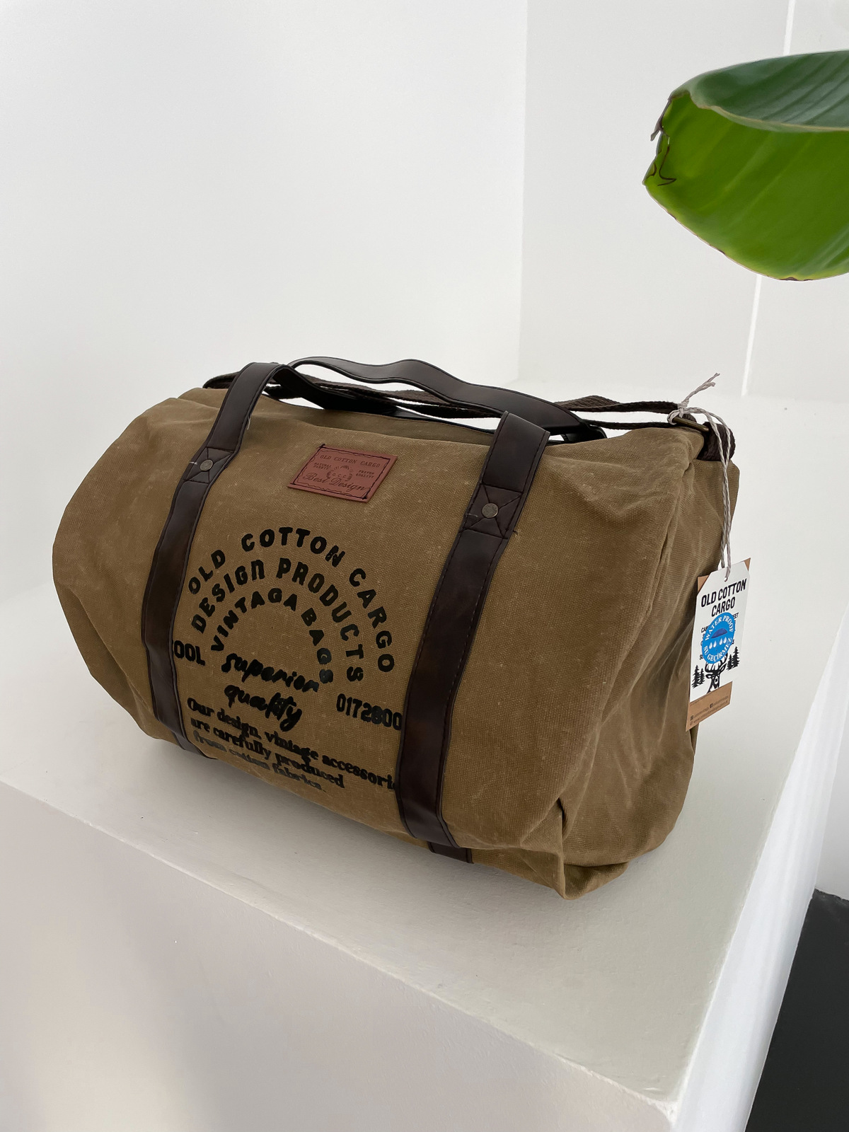 Kahve Burlap Omuz Çantası OC-7204