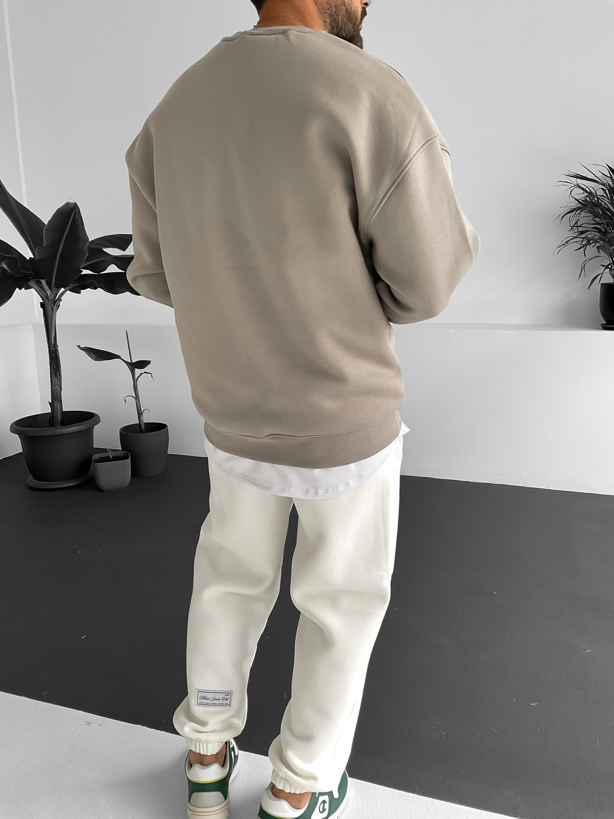 Ice Gri Flow Baskılı Sweatshirt M-3381