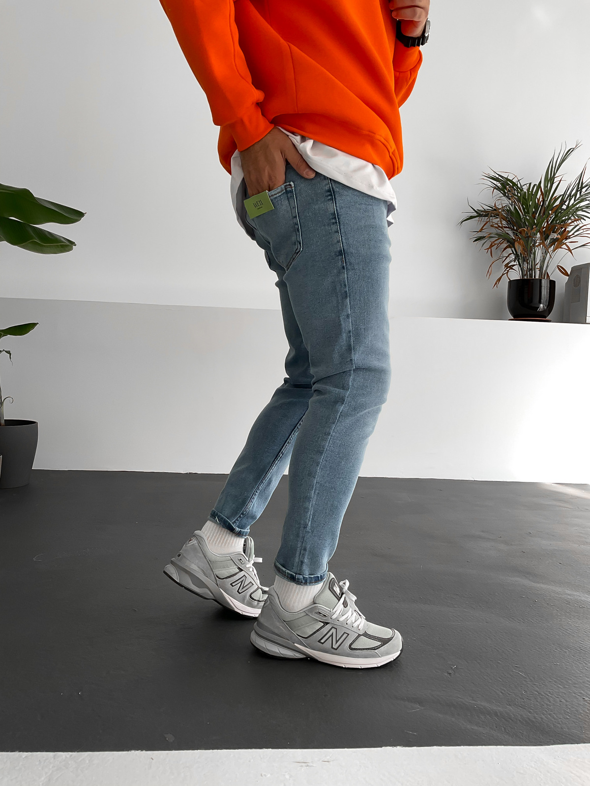 Açık Mavi Slim Fit Pantolon WE-1265