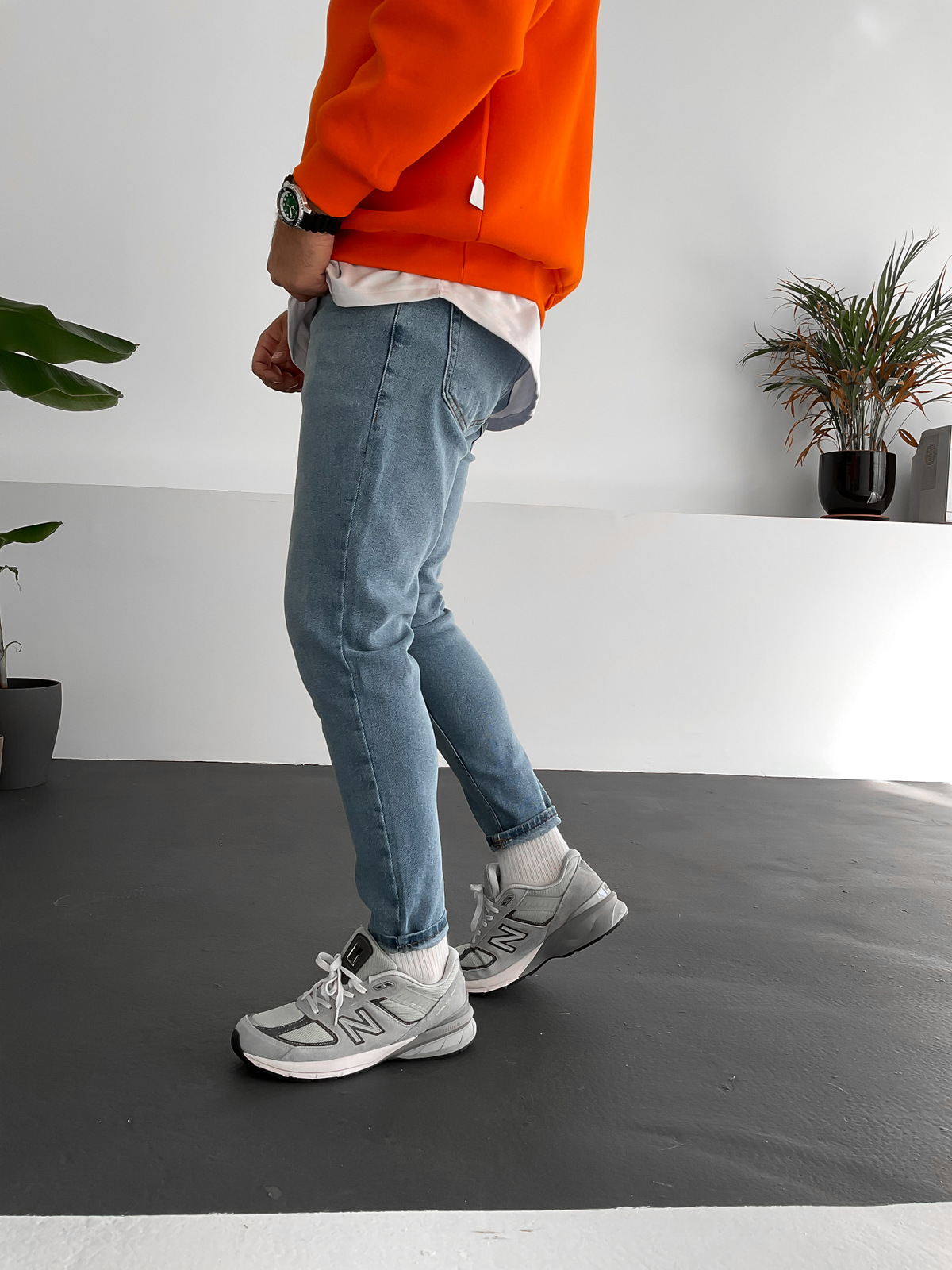 Açık Mavi Slim Fit Pantolon WE-1265