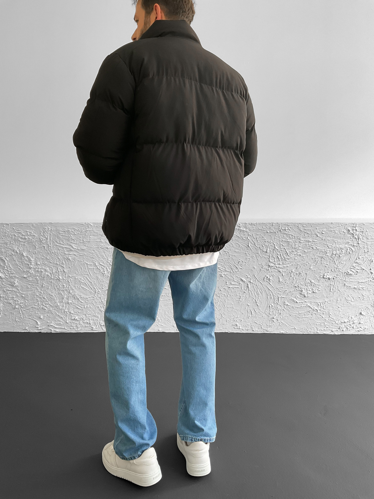 Siyah Şişme Mont V-10248